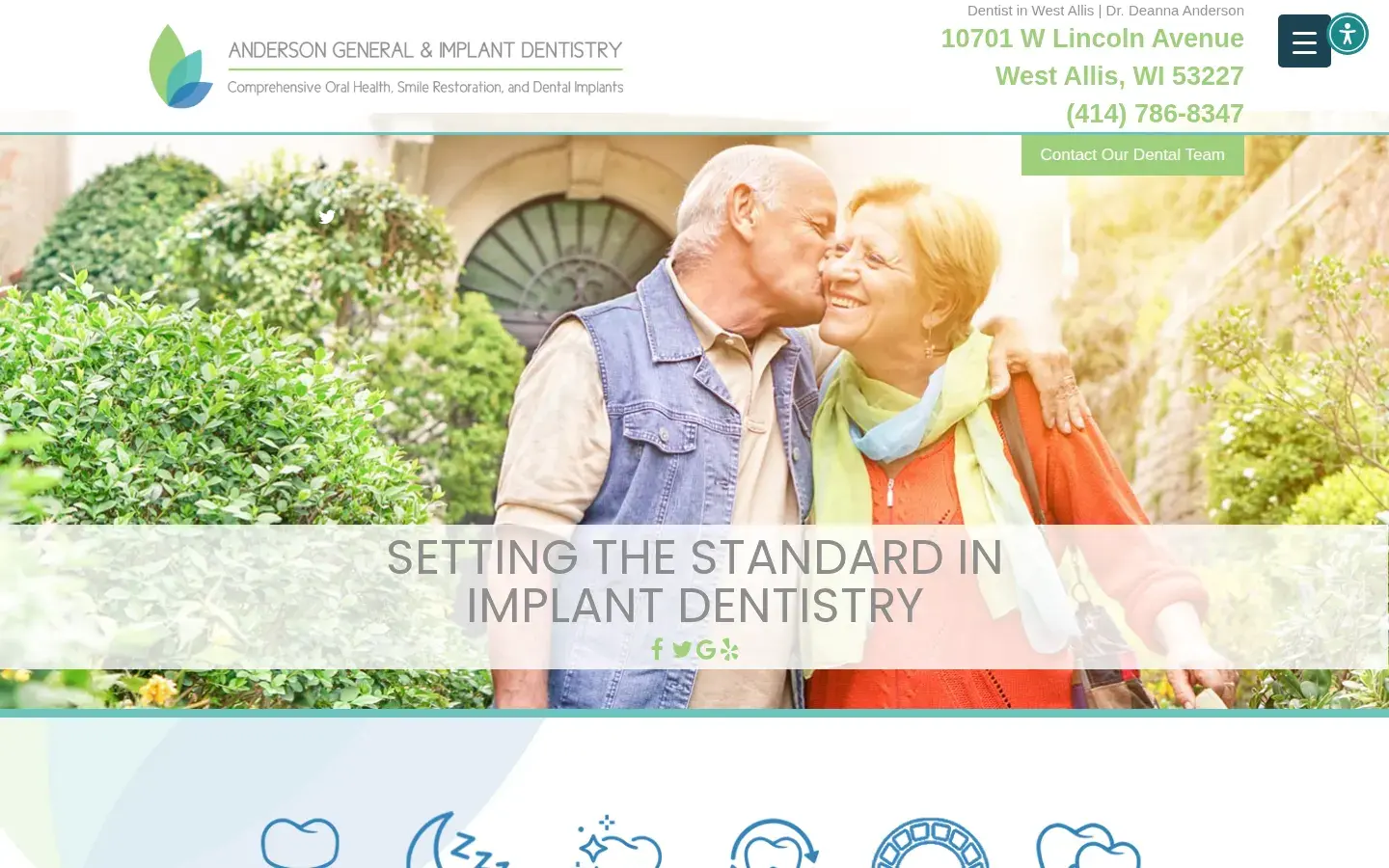 Homepage preview of Anderson General & Implant Dentistry