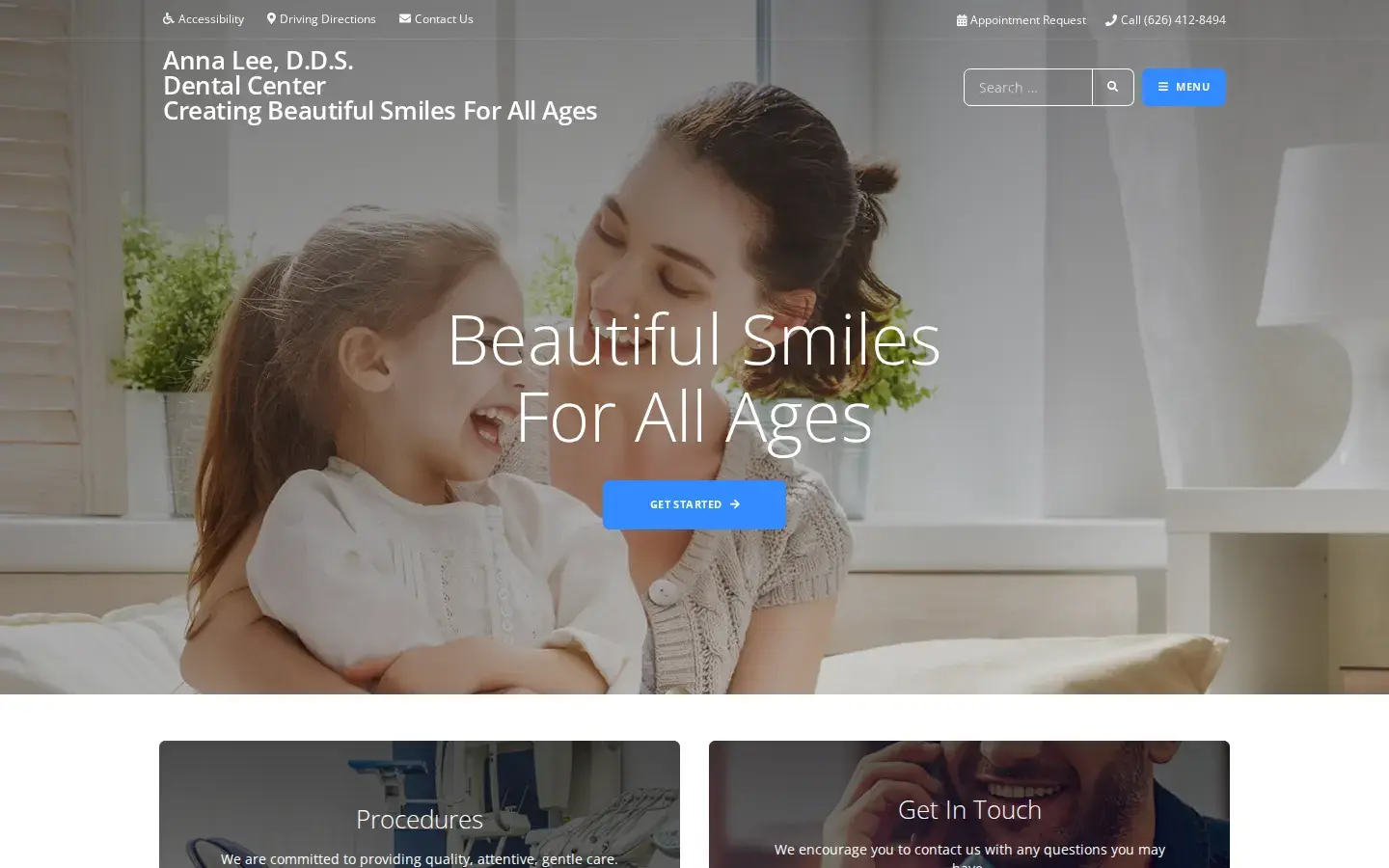 Homepage preview of Anna Lee DDS