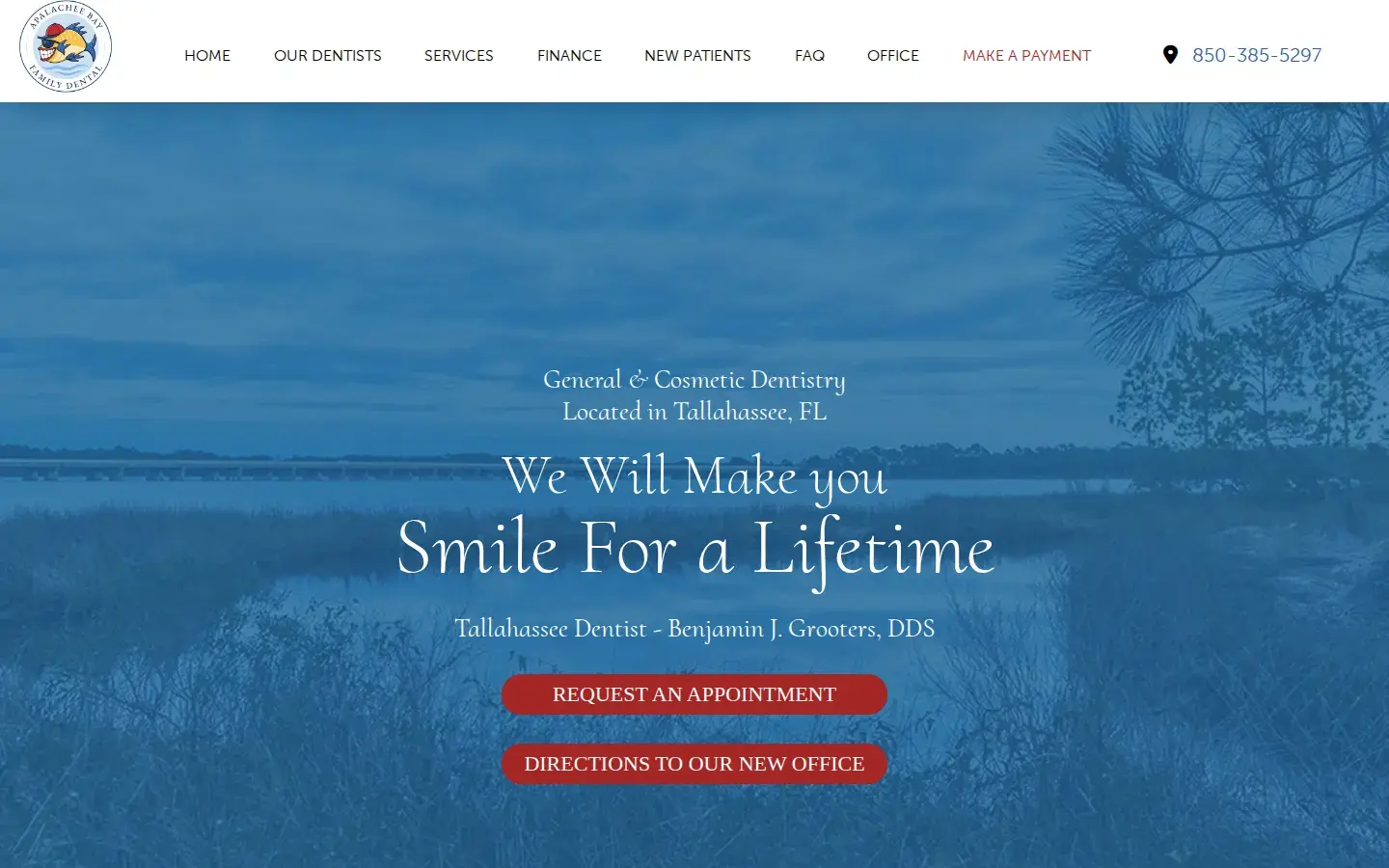 Homepage preview of Apalachee Bay Family Dental