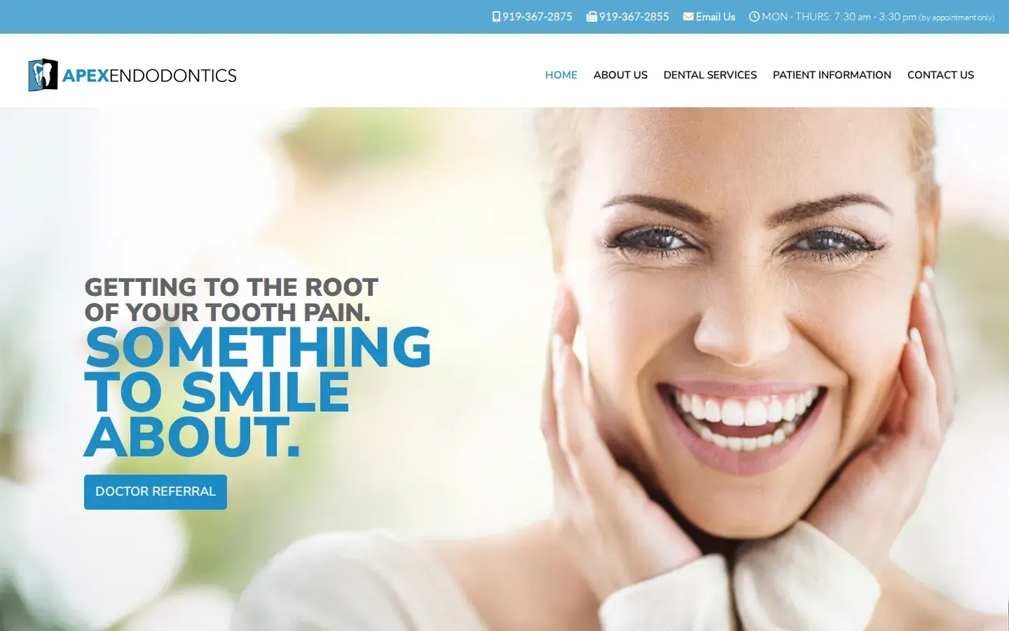 Homepage preview of Apex Endodontics