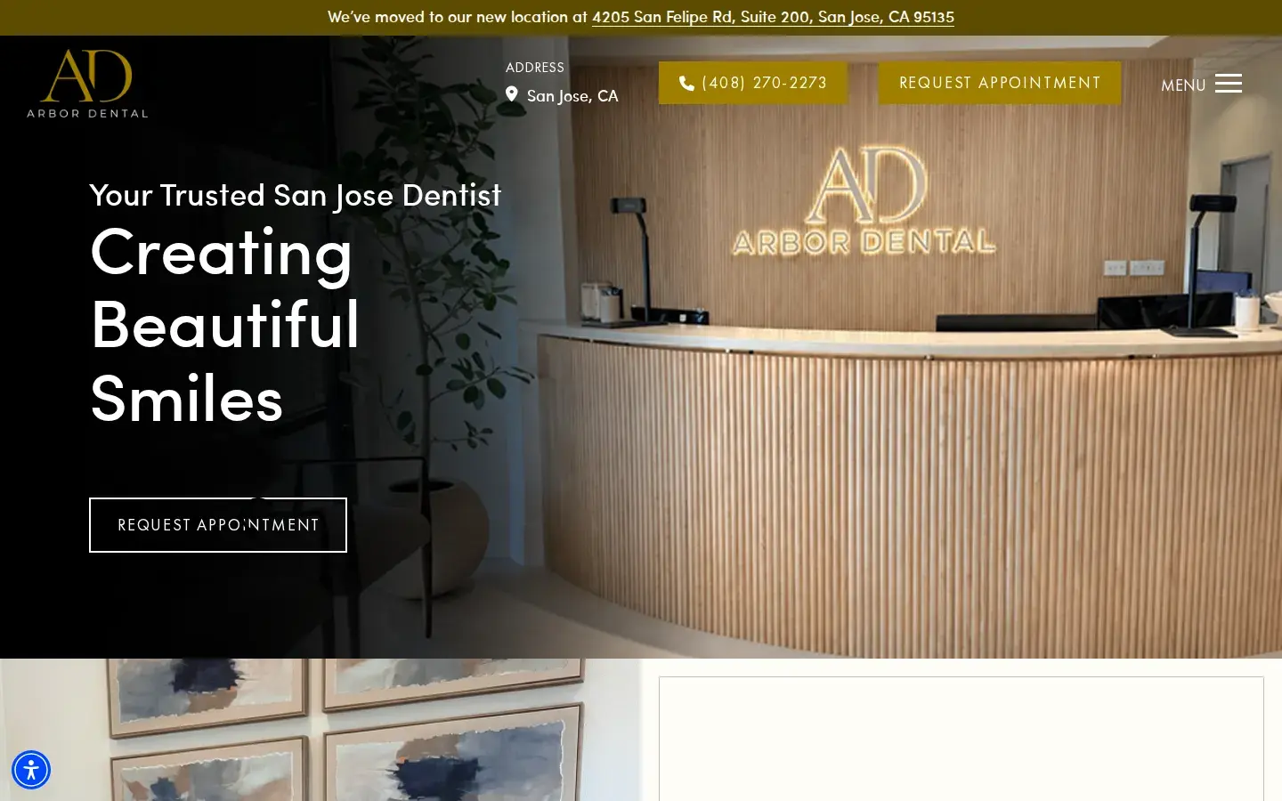 Homepage preview of Arbor Dental Group