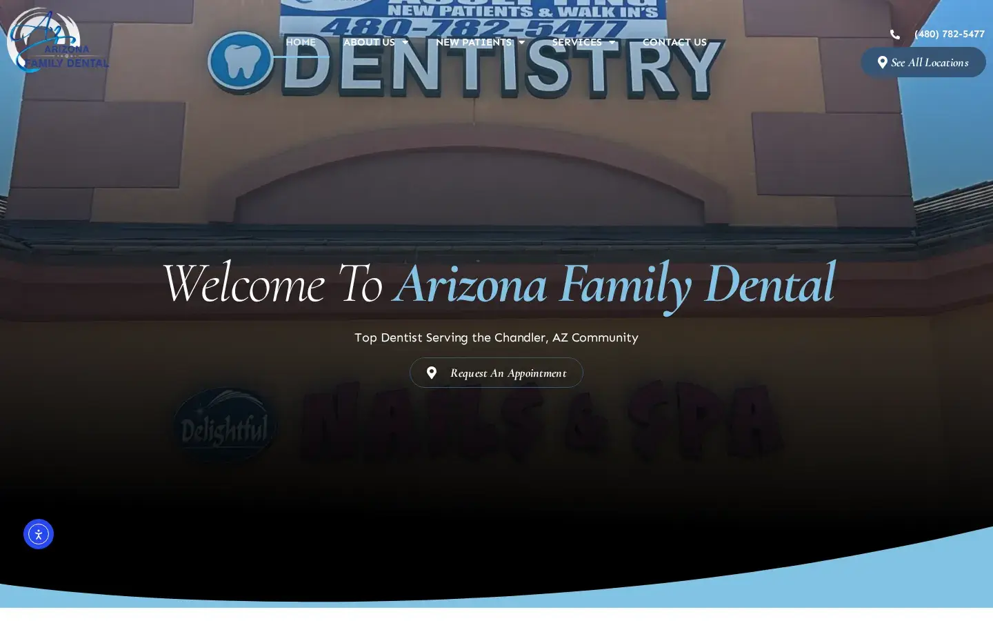 Homepage preview of Arizona Family Dental