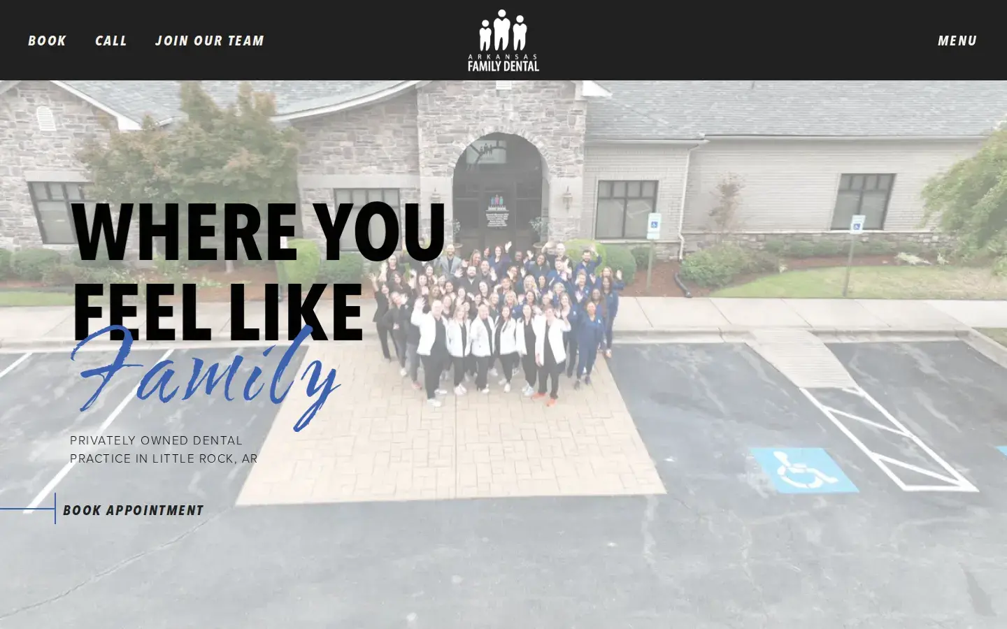 Homepage preview of Arkansas Family Dental