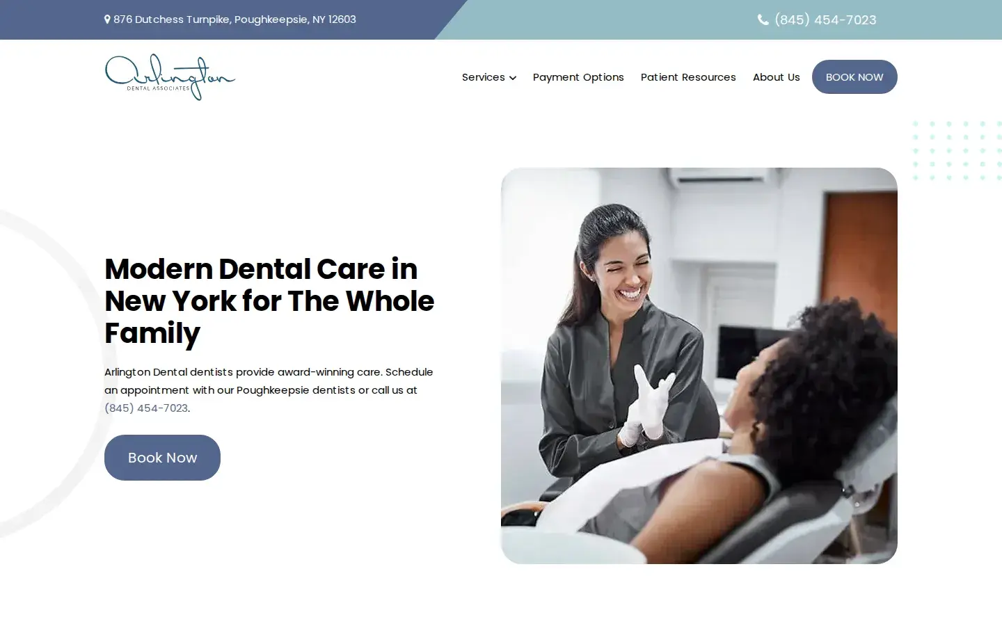 Homepage preview of Arlington Dental Associates