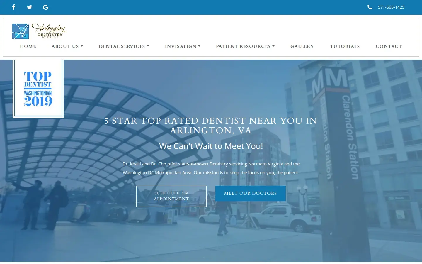 Homepage preview of Arlington Dentistry by Design