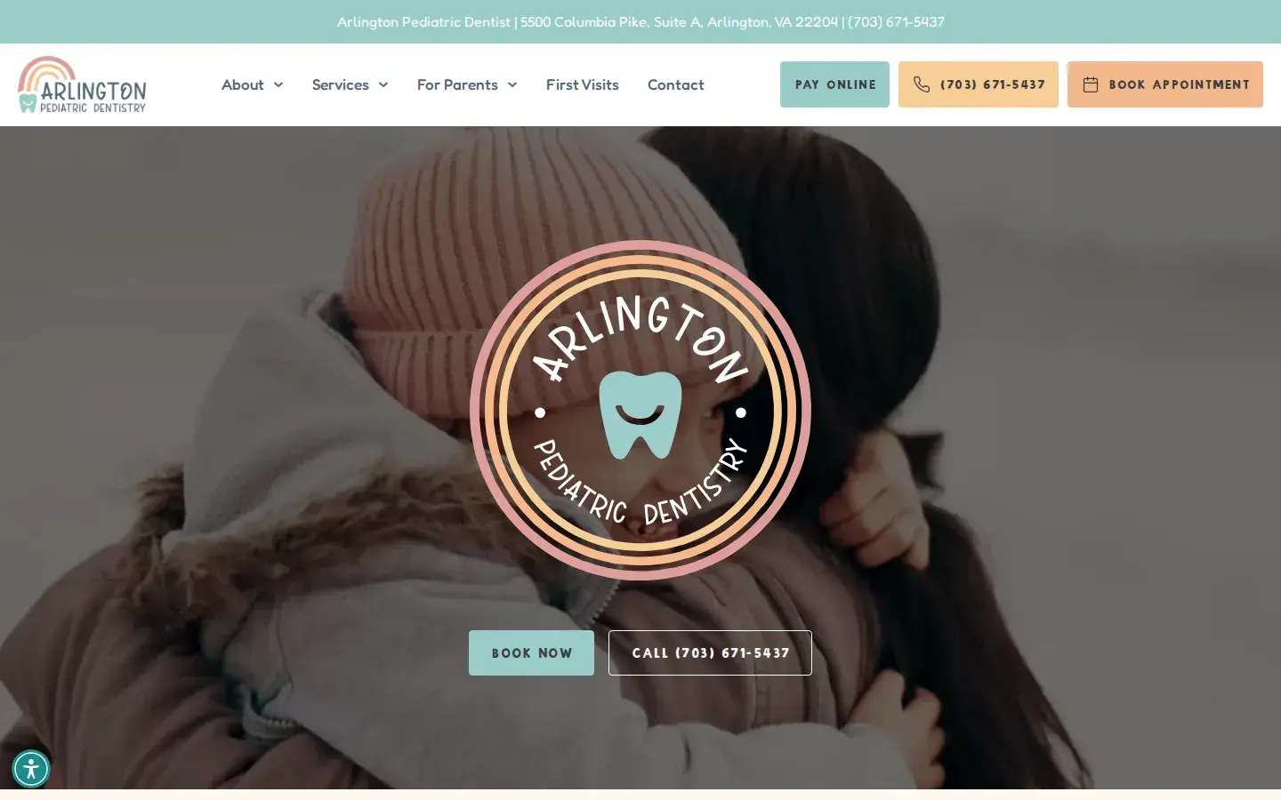 Homepage preview of Arlington Pediatric Dentistry