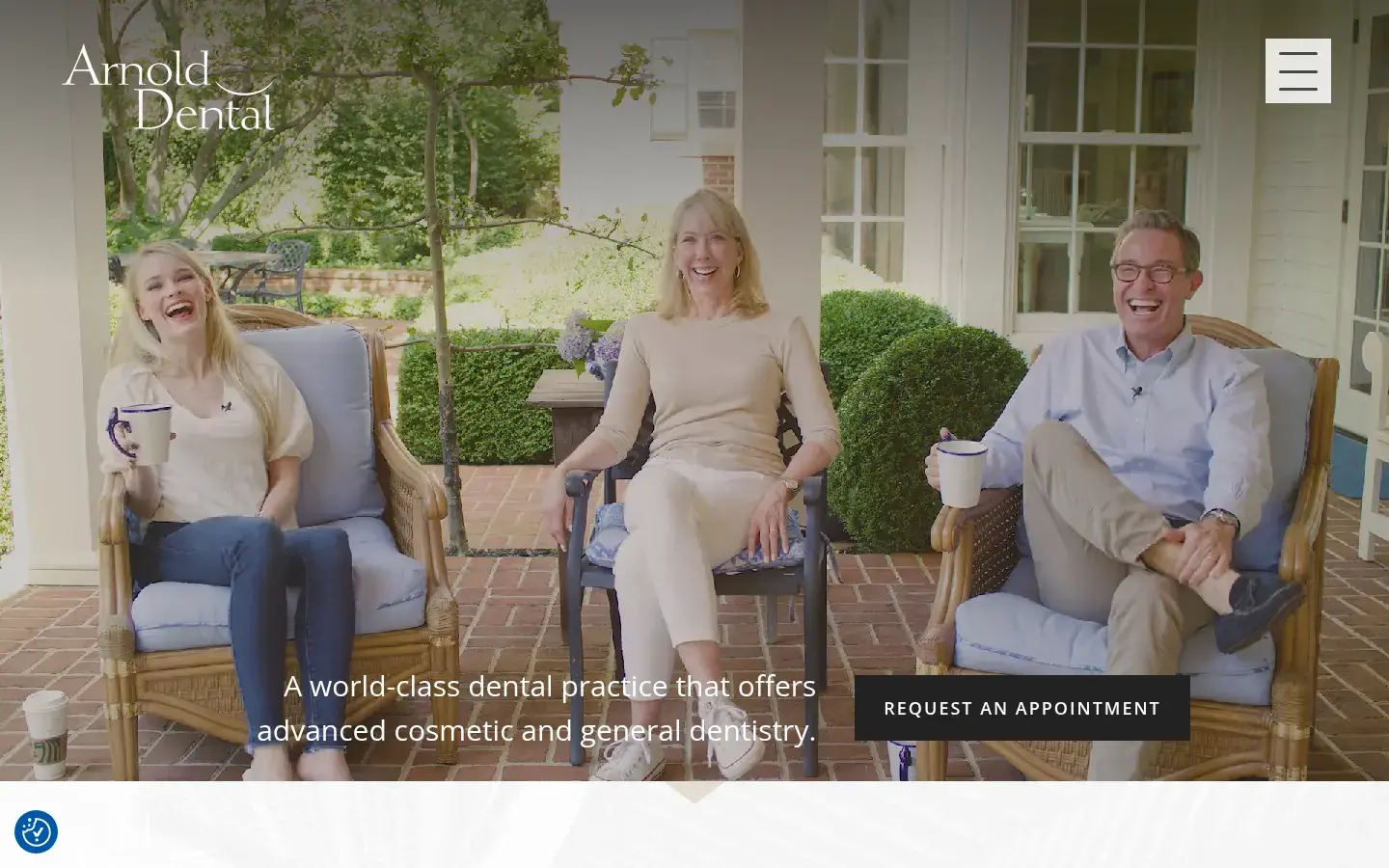 Homepage preview of Arnold Dental
