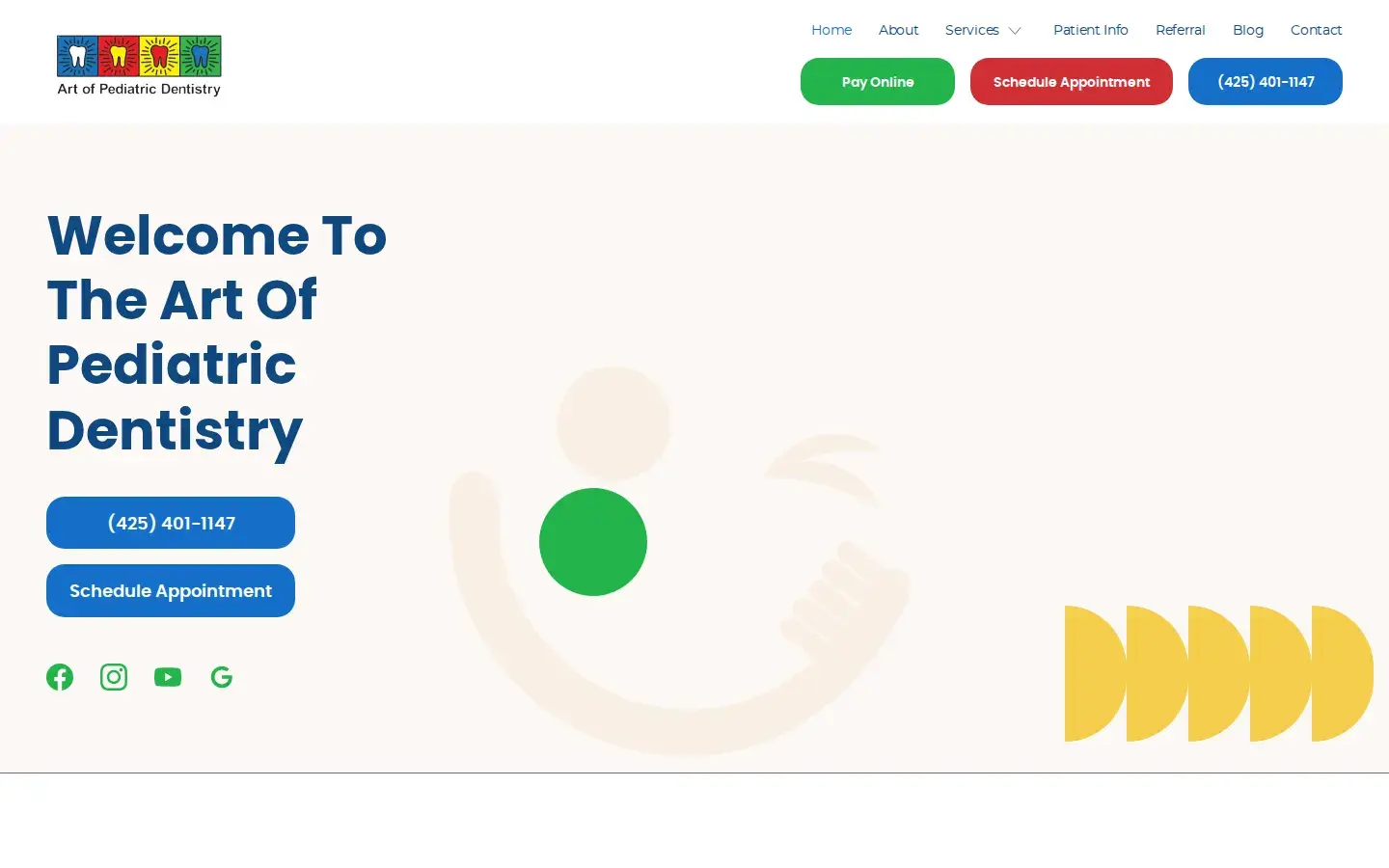Homepage preview of Art of Pediatric Dentistry