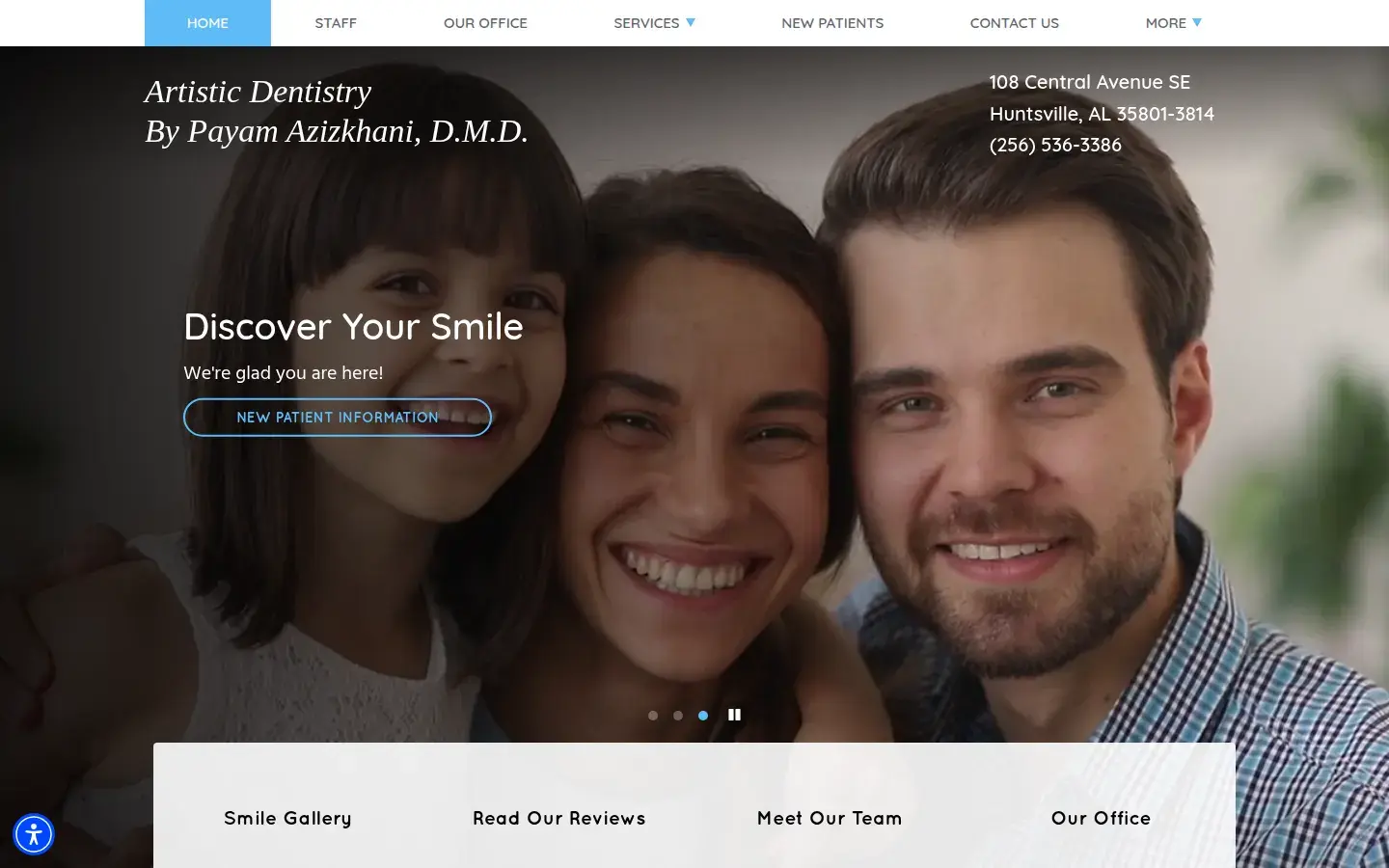 Homepage preview of Artistic Dentistry: Michael S Pugh, DMD