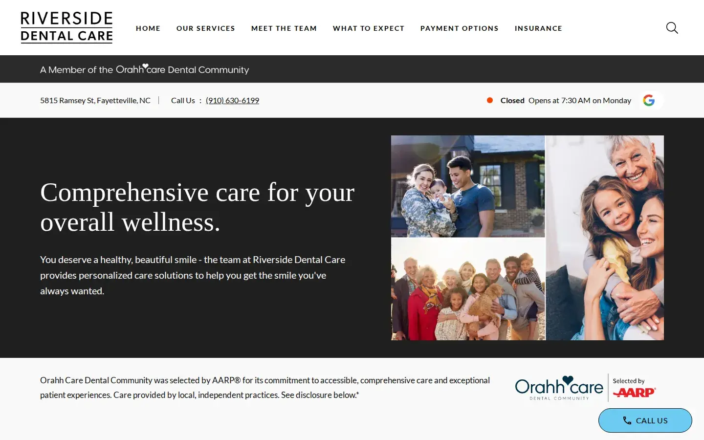 Homepage preview of Ascot Aesthetic Implants & Dentistry Fayetteville