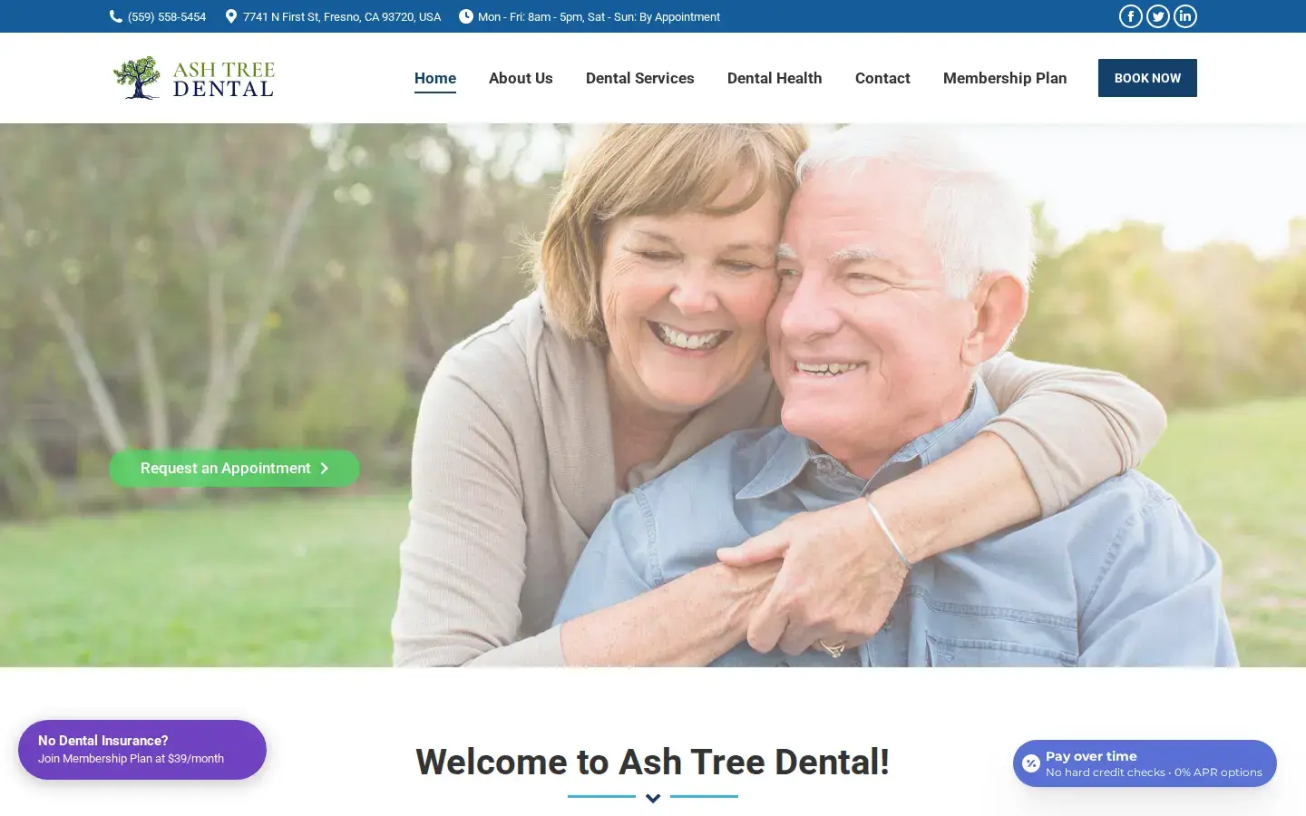 Homepage preview of Ashtree Dental