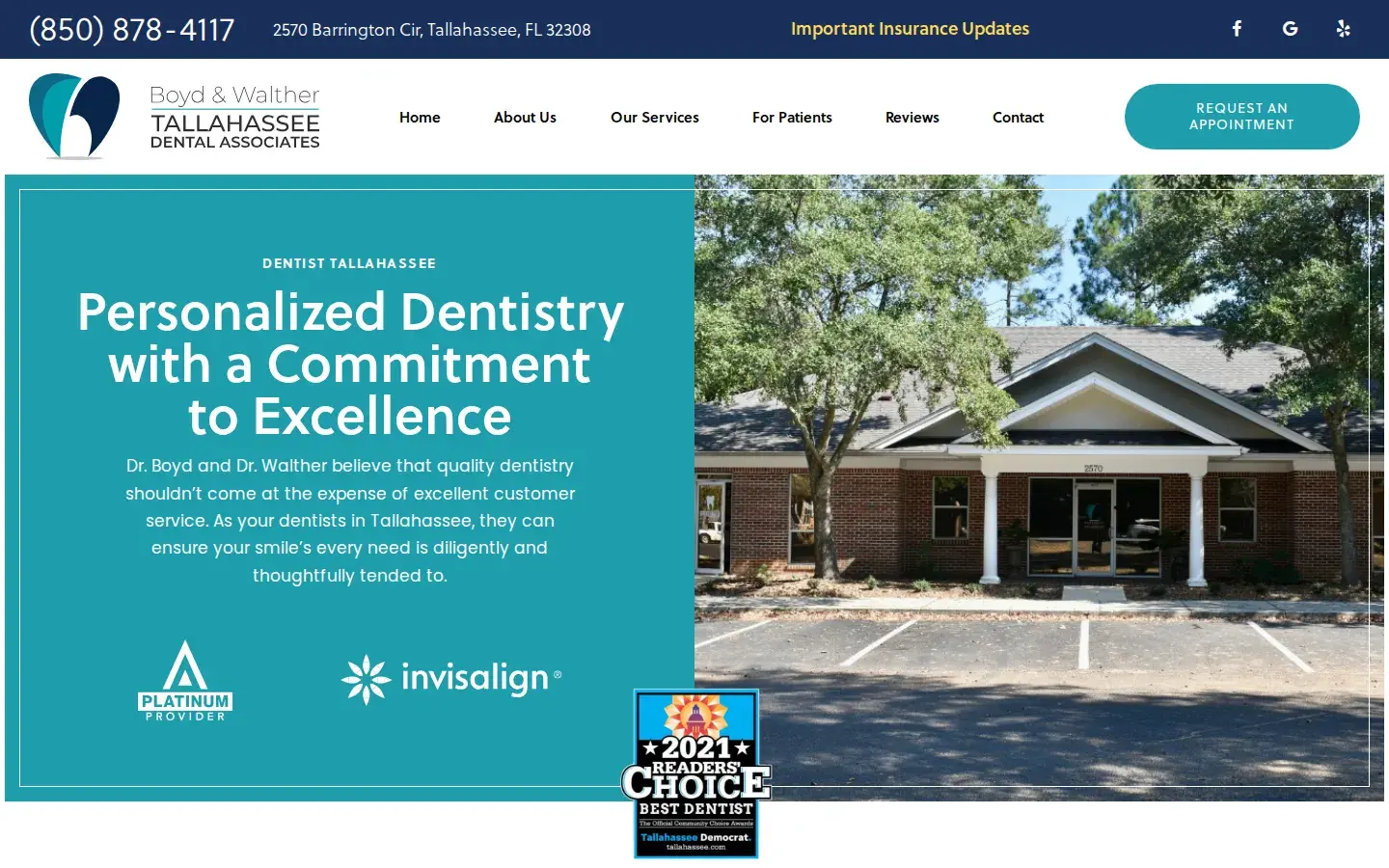 Homepage preview of Aspros, Boyd & Walther Dental Associates
