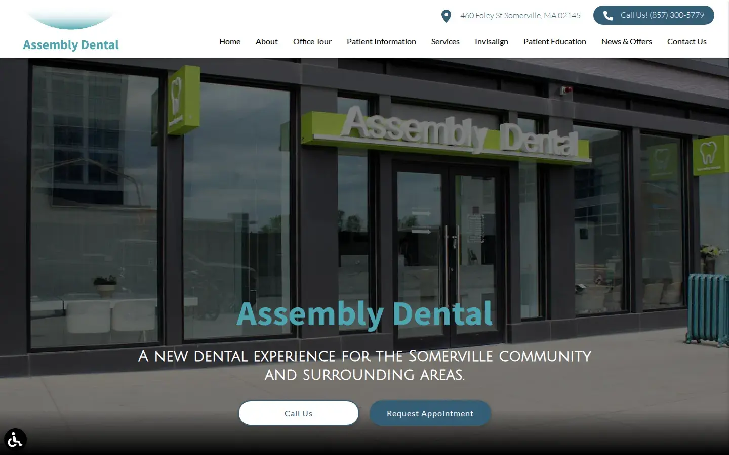 Homepage preview of Assembly Dental