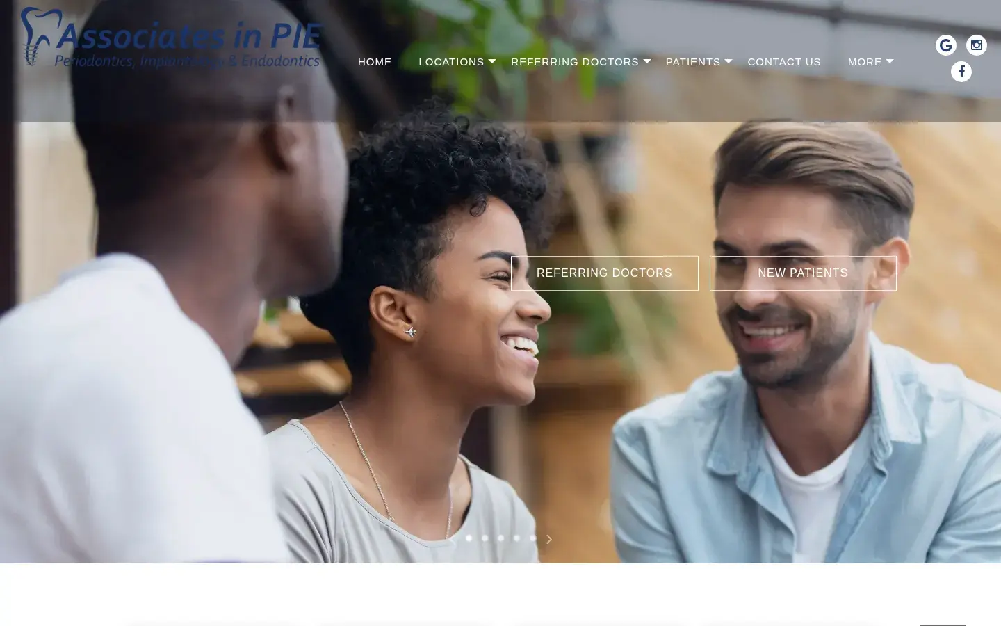 Homepage preview of Associates in Periodontics, Implantology & Endodontics
