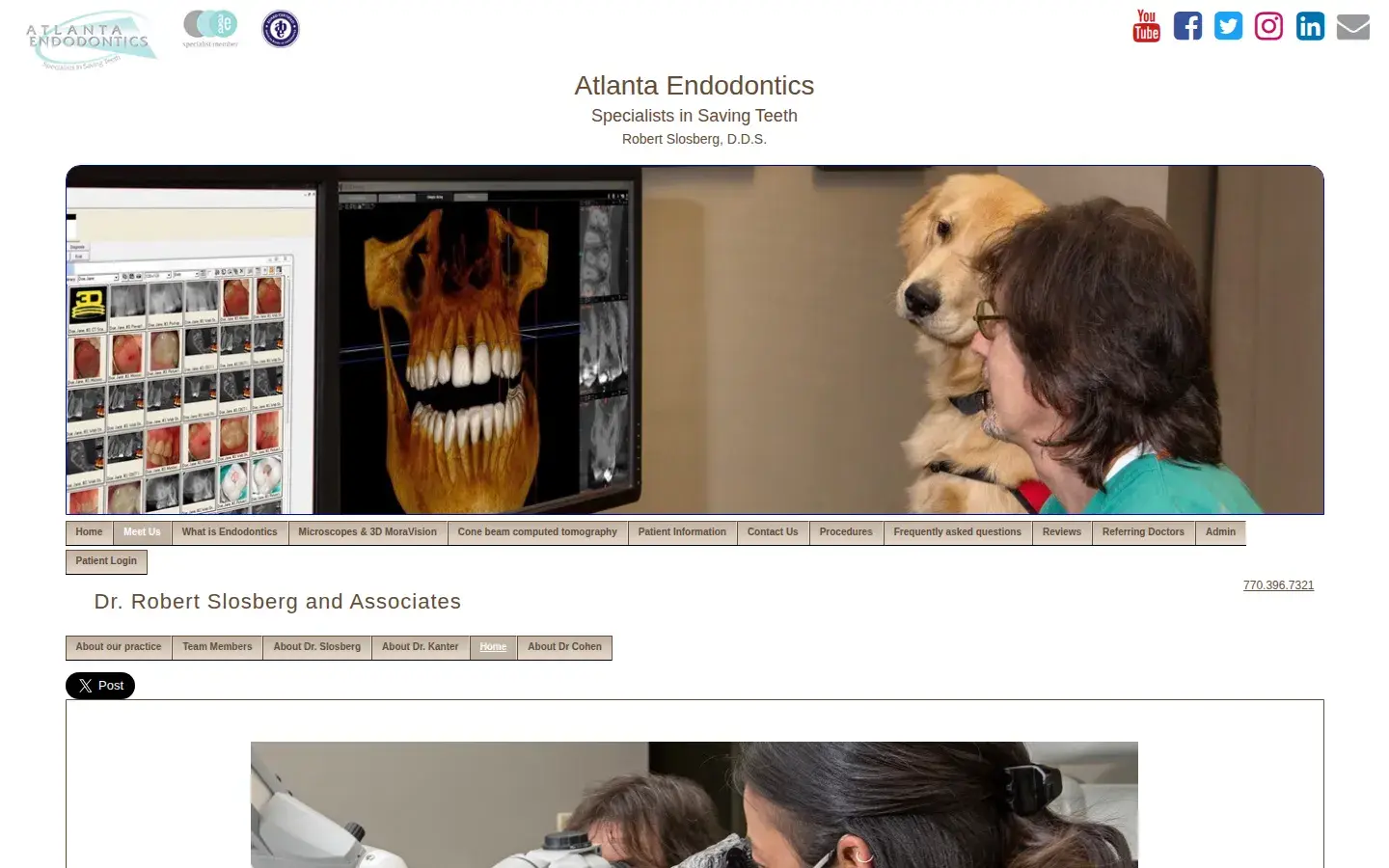 Homepage preview of Atlanta Endodontics
