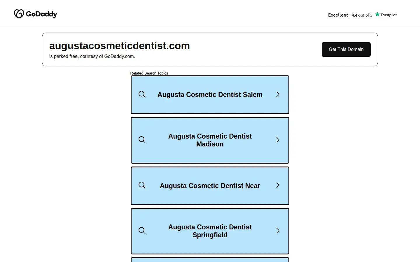 Homepage preview of Augusta Advanced Dentistry
