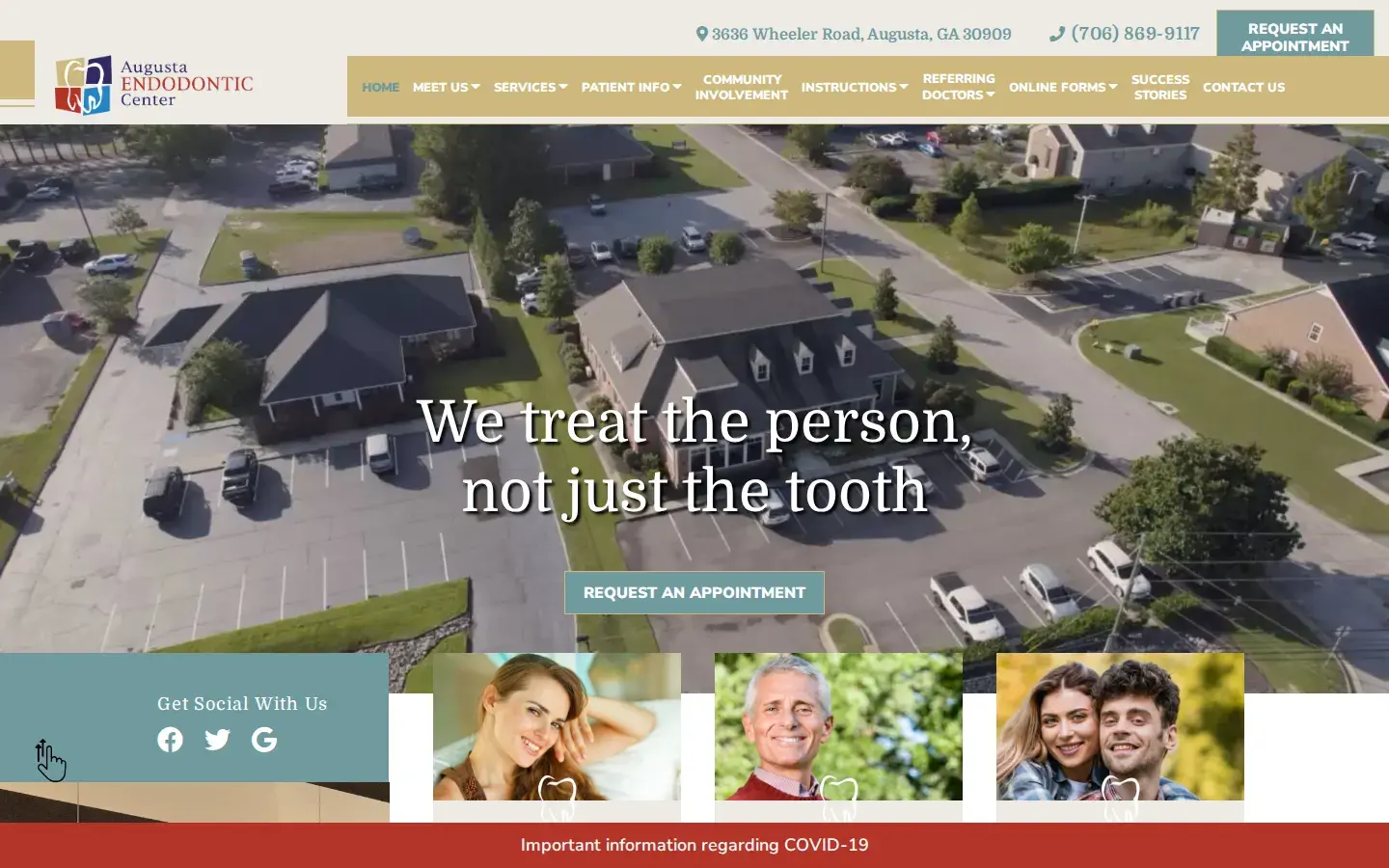Homepage preview of Augusta Endodontic Center