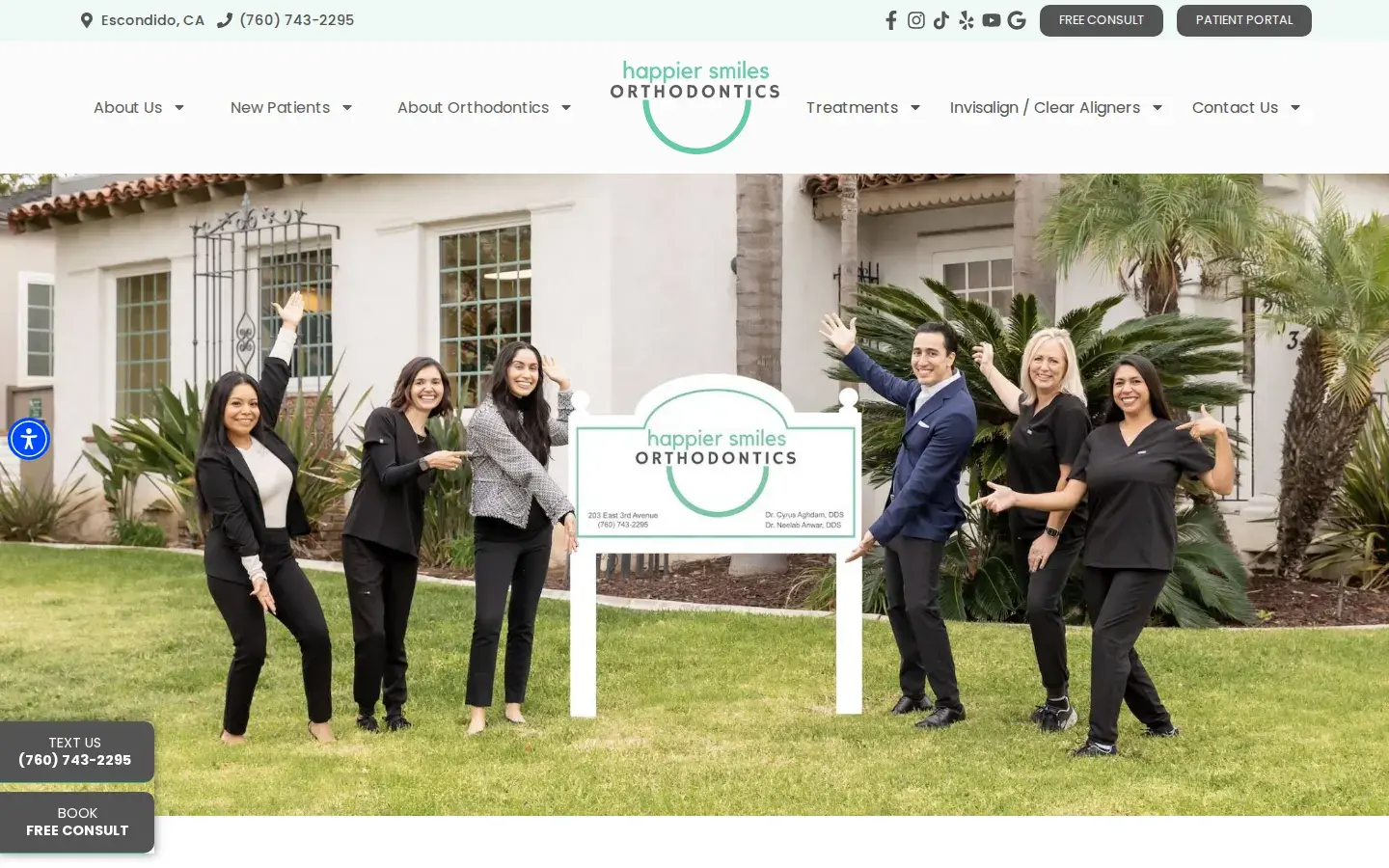 Homepage preview of Baker Orthodontics