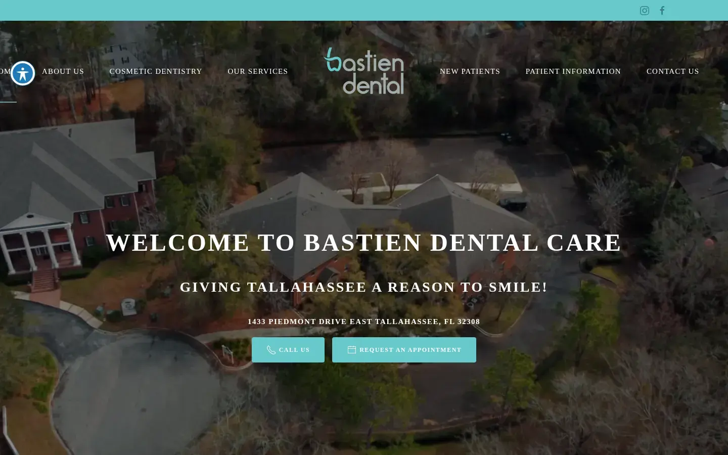 Homepage preview of Bastien Dental Care