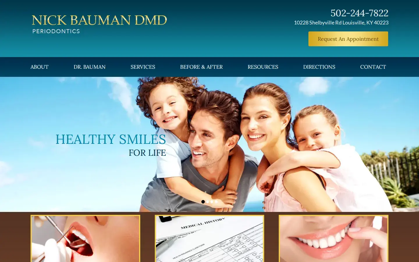 Homepage preview of Bauman Nick DMD