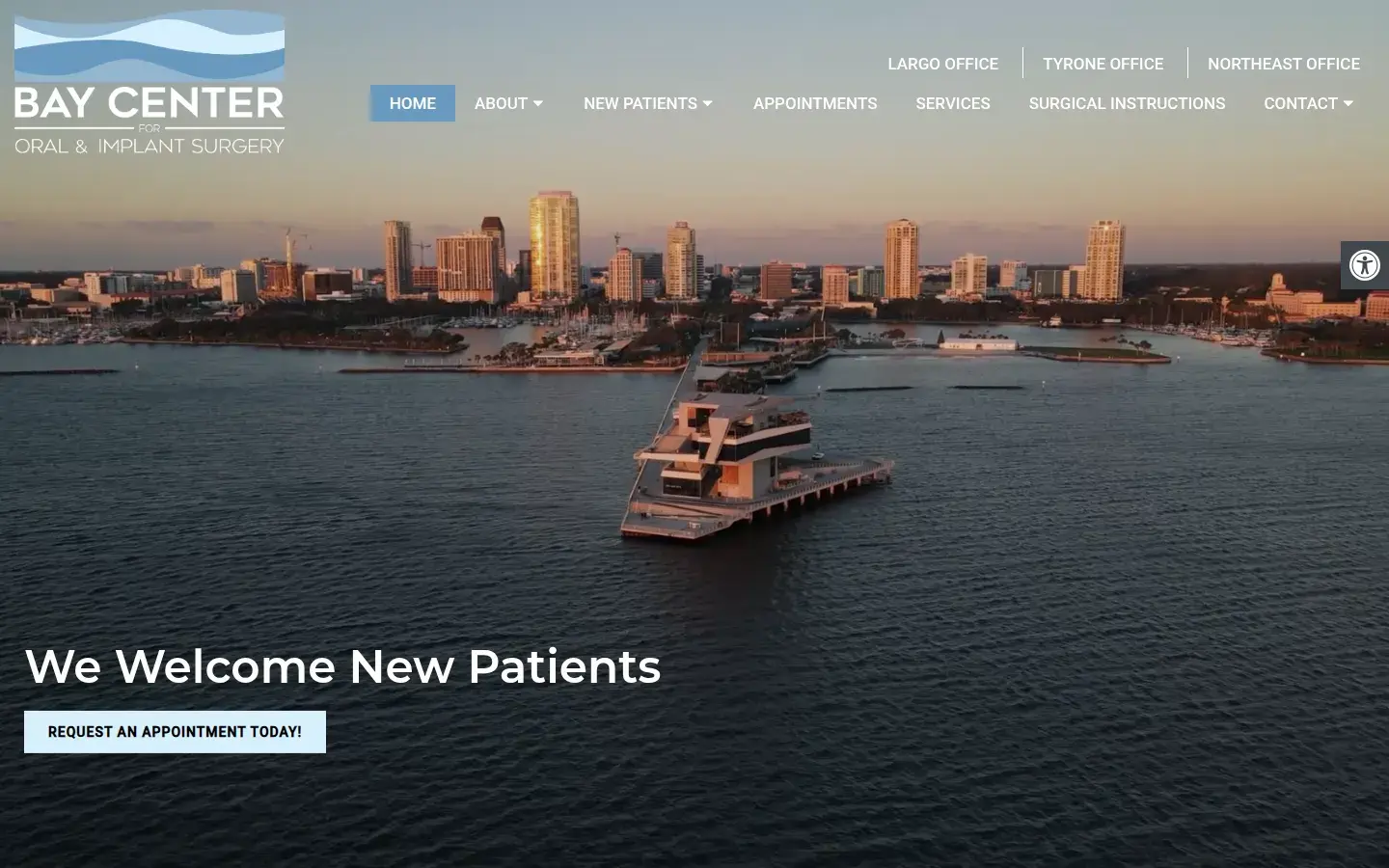 Homepage preview of Bay Center for Oral and Implant Surgery