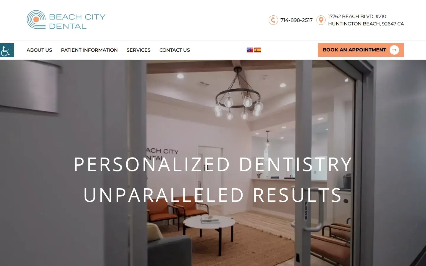 Homepage preview of Beach City Dental
