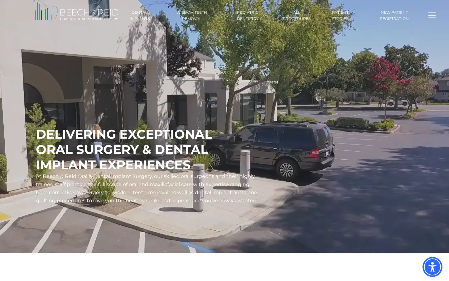 Homepage preview of Beech & Reid Oral & Dental Implant Surgery