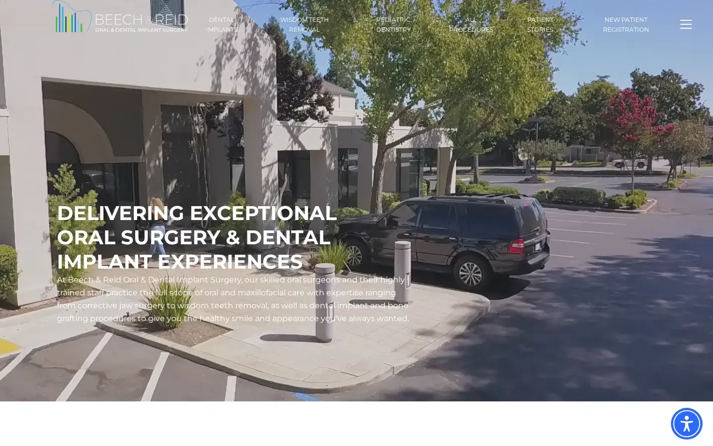 Homepage preview of Beech & Reid Oral & Dental Implant Surgery