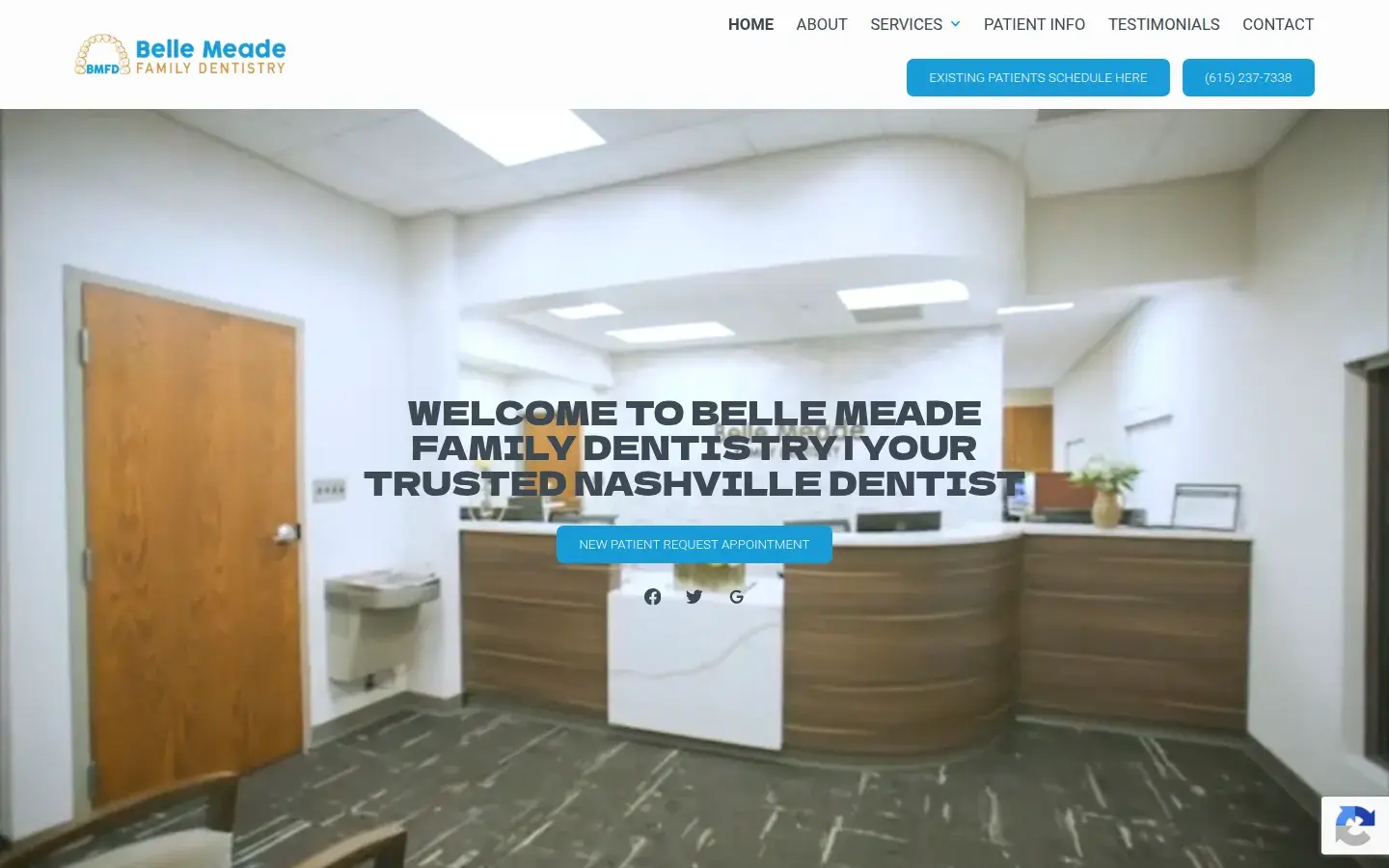 Homepage preview of Belle Meade Family Dentistry