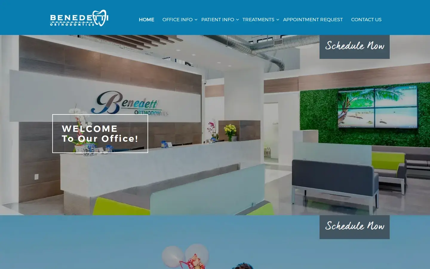 Homepage preview of Benedetti Orthodontics