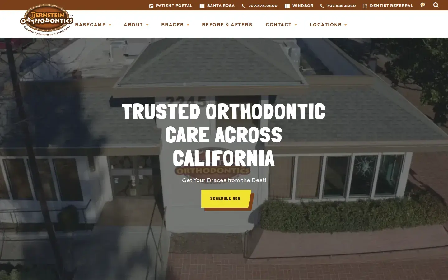Homepage preview of Bernstein Orthodontics