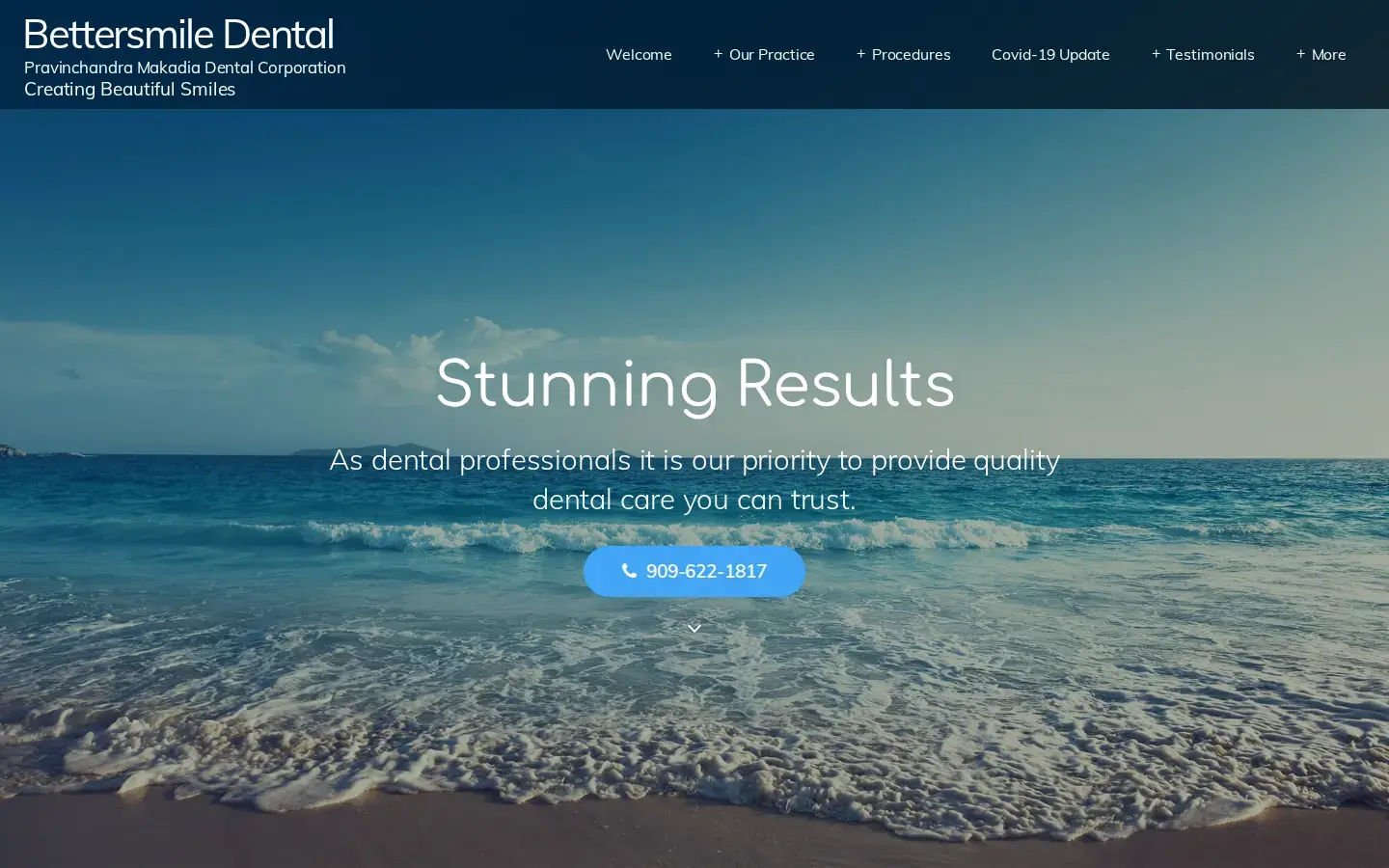 Homepage preview of Bettersmile Dental