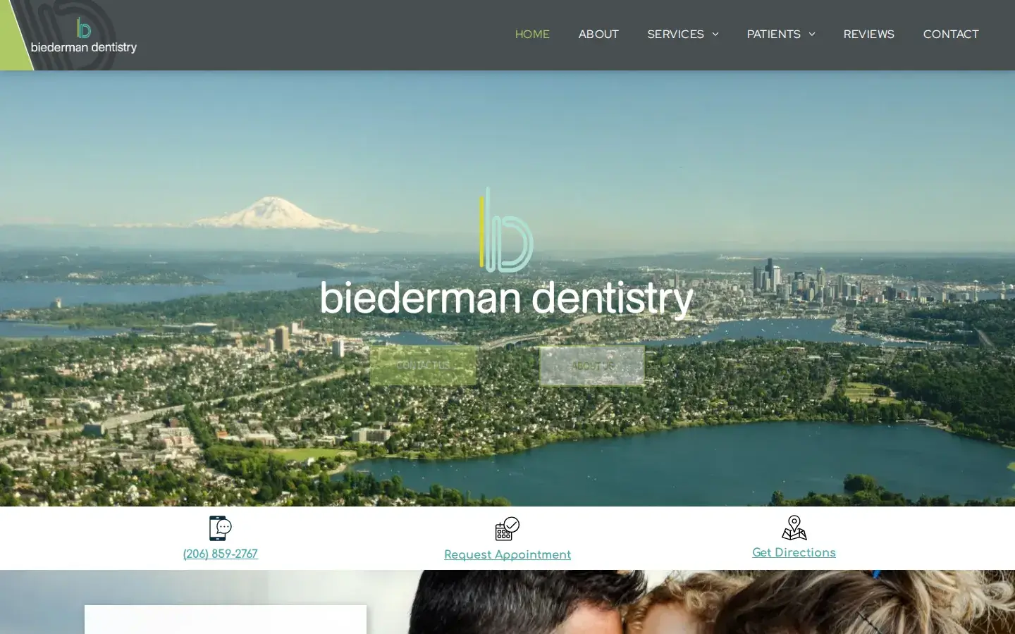 Homepage preview of Biederman Dentistry