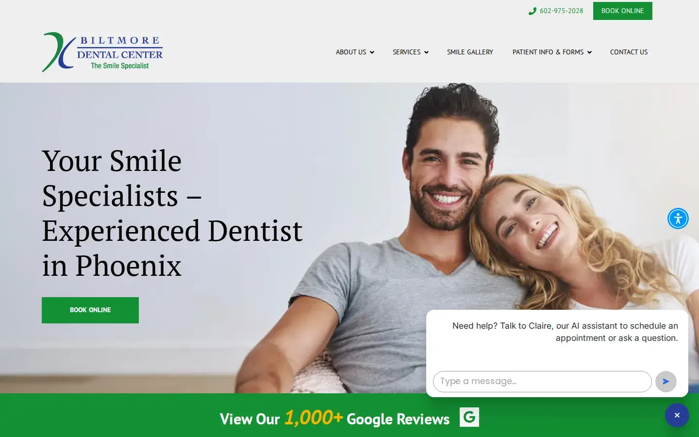 Homepage preview of Biltmore Dental Center