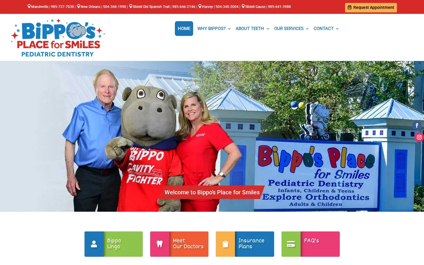 Homepage preview of Bippo's Place For Smiles