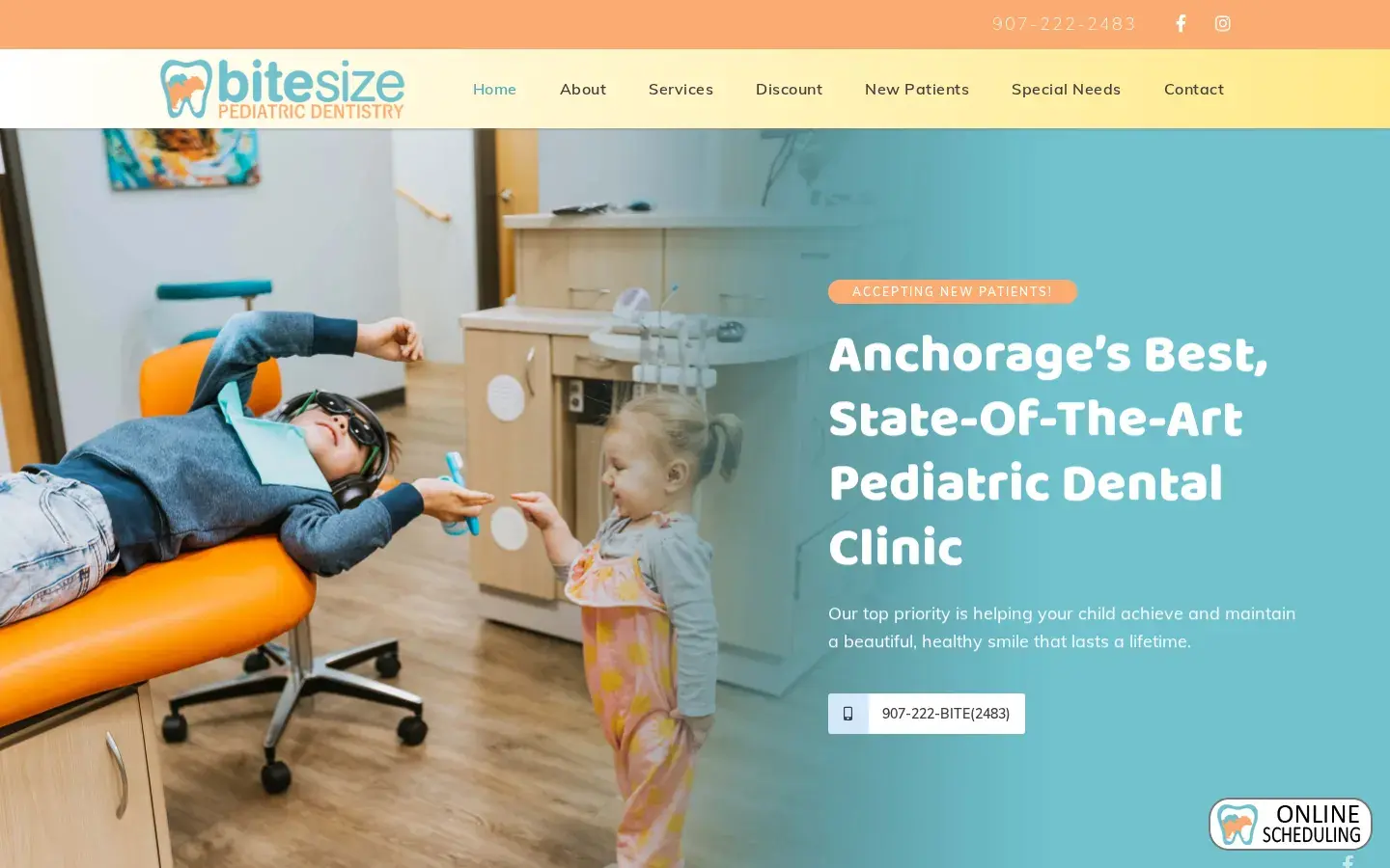 Homepage preview of Bitesize Pediatric Dentistry