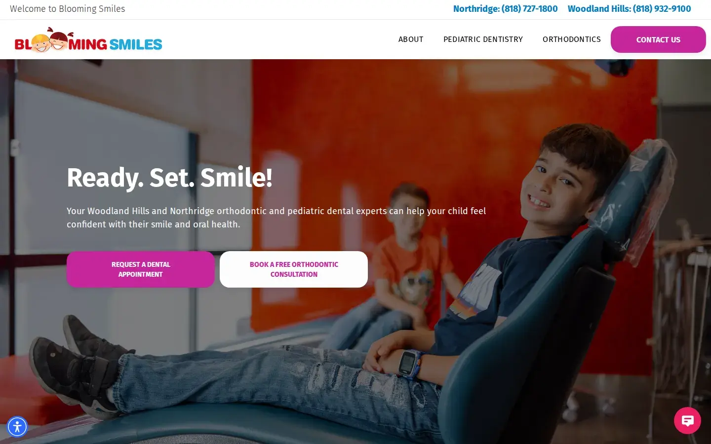 Homepage preview of Blooming Smiles