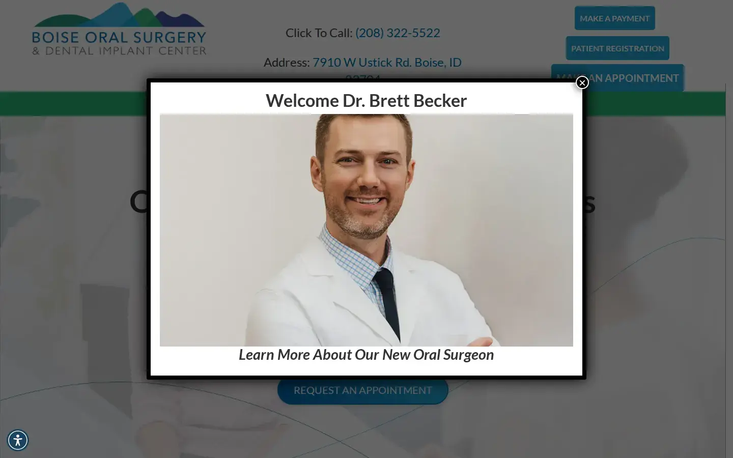 Homepage preview of Boise Oral Surgery & Dental Implant Center