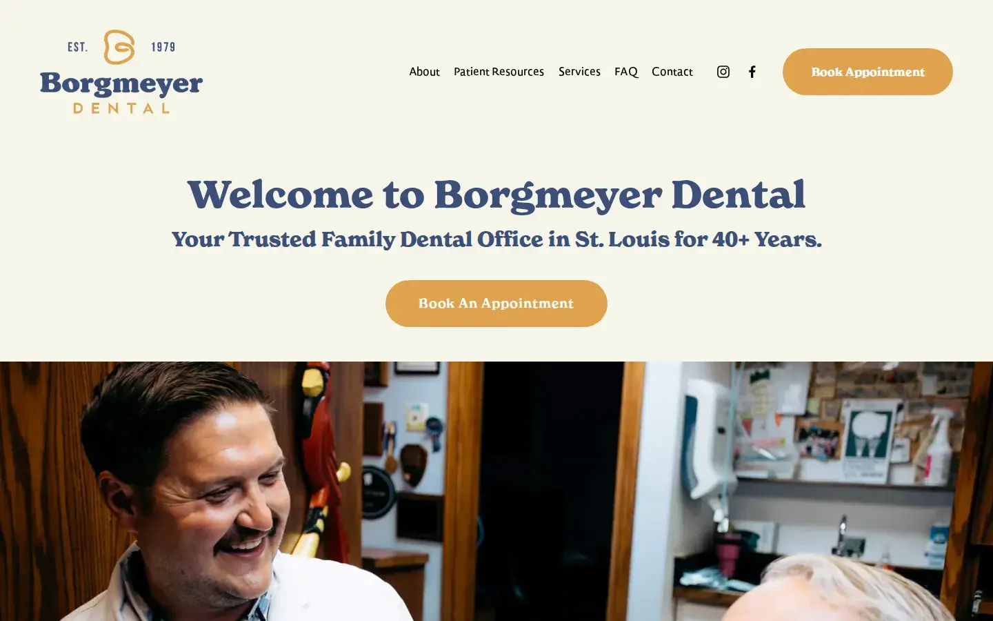 Homepage preview of Borgmeyer Dental