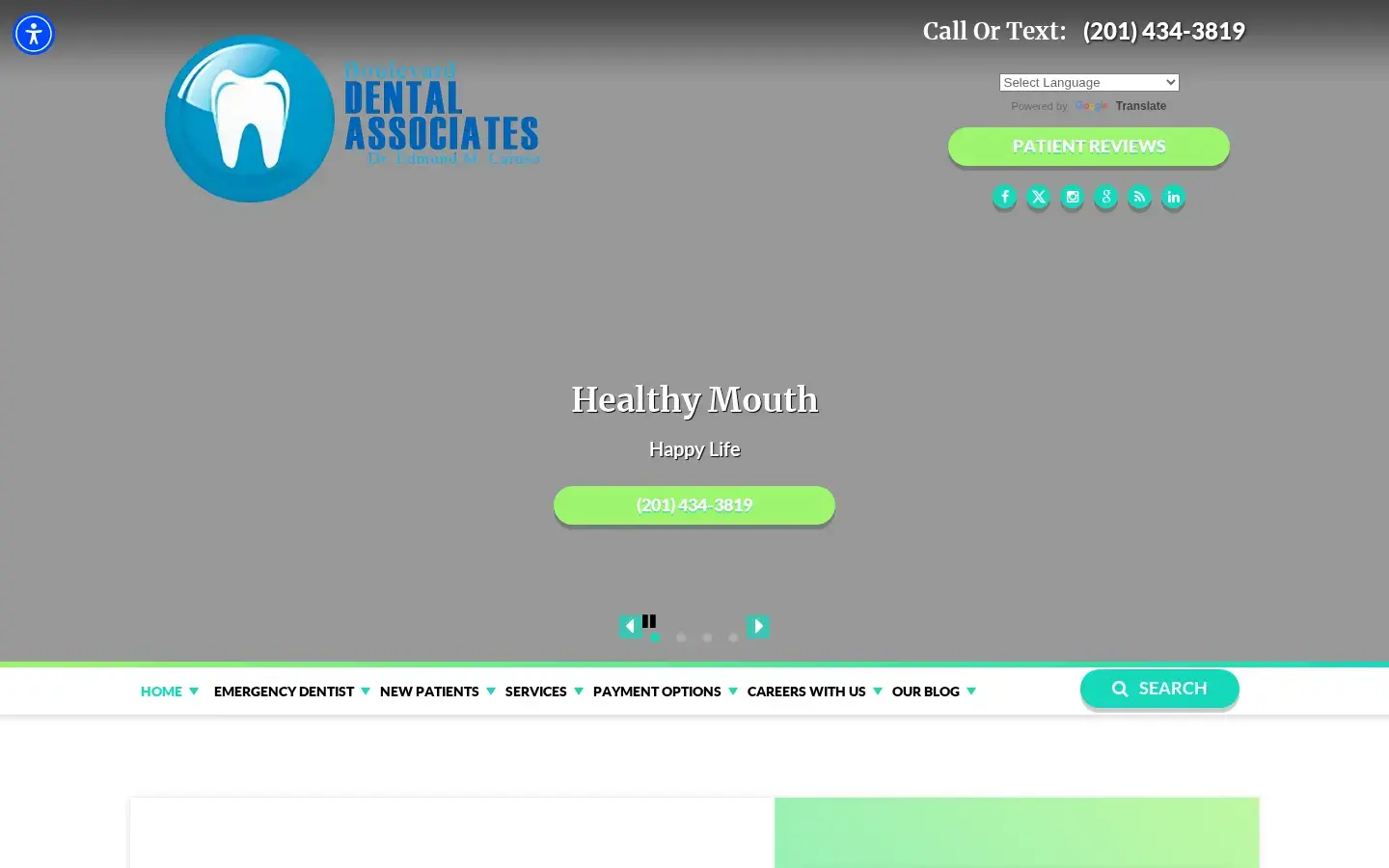 Homepage preview of Boulevard Dental Associates, PA / Dr Edmund M Caruso