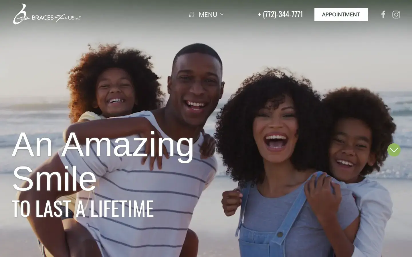 Homepage preview of Braces for Us