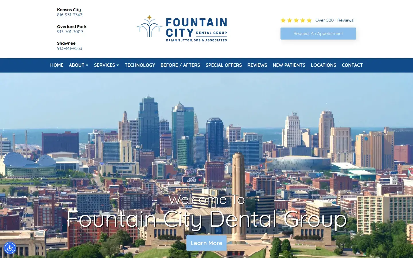 Homepage preview of Brian S. Sutton, DDS, PC & Associates
