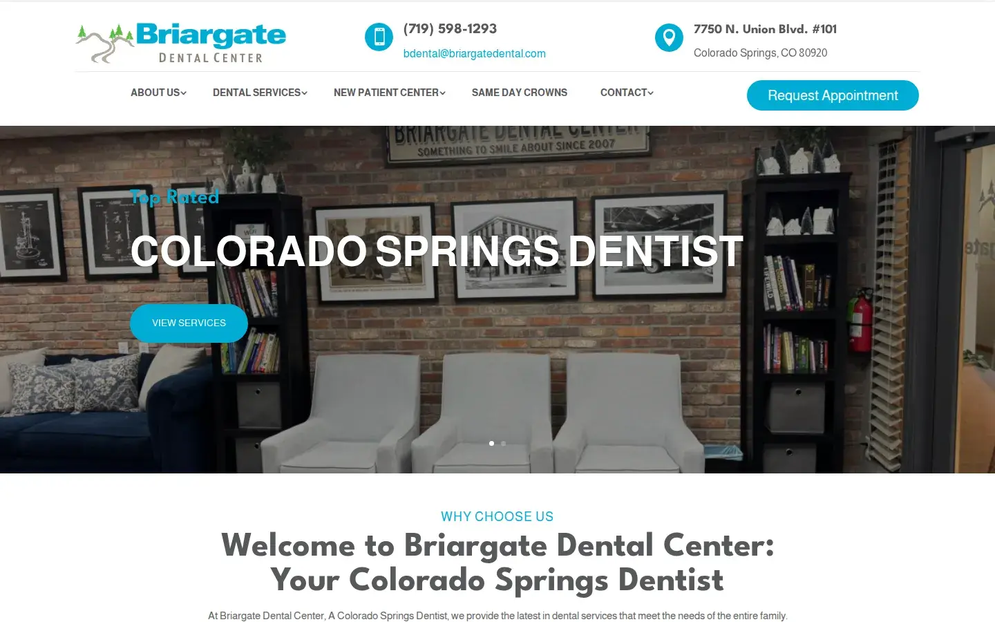 Homepage preview of Briargate Dental Center