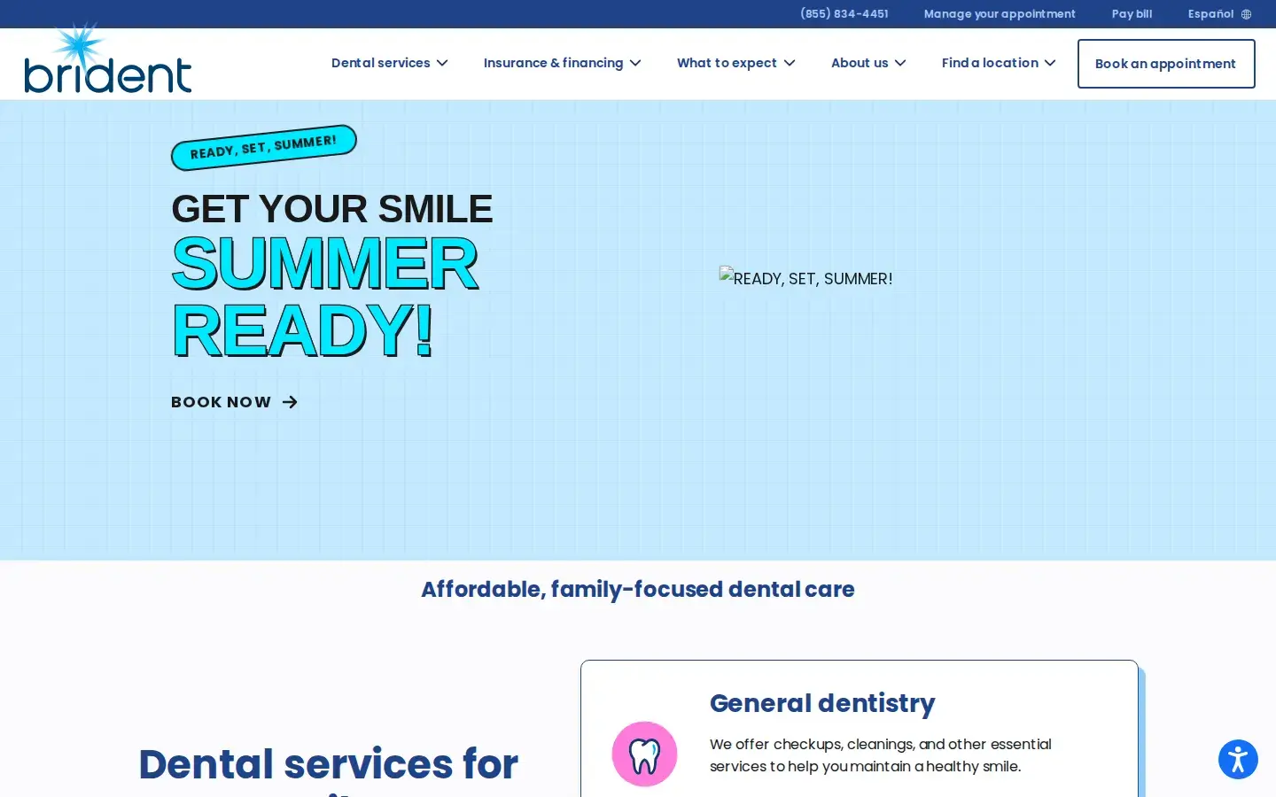 Homepage preview of Brident Dental & Orthodontics