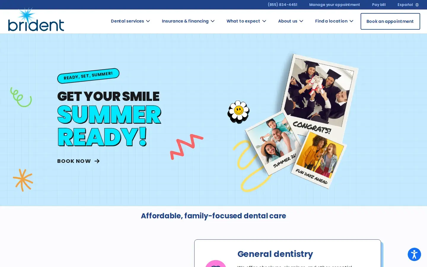 Homepage preview of Brident Dental & Orthodontics