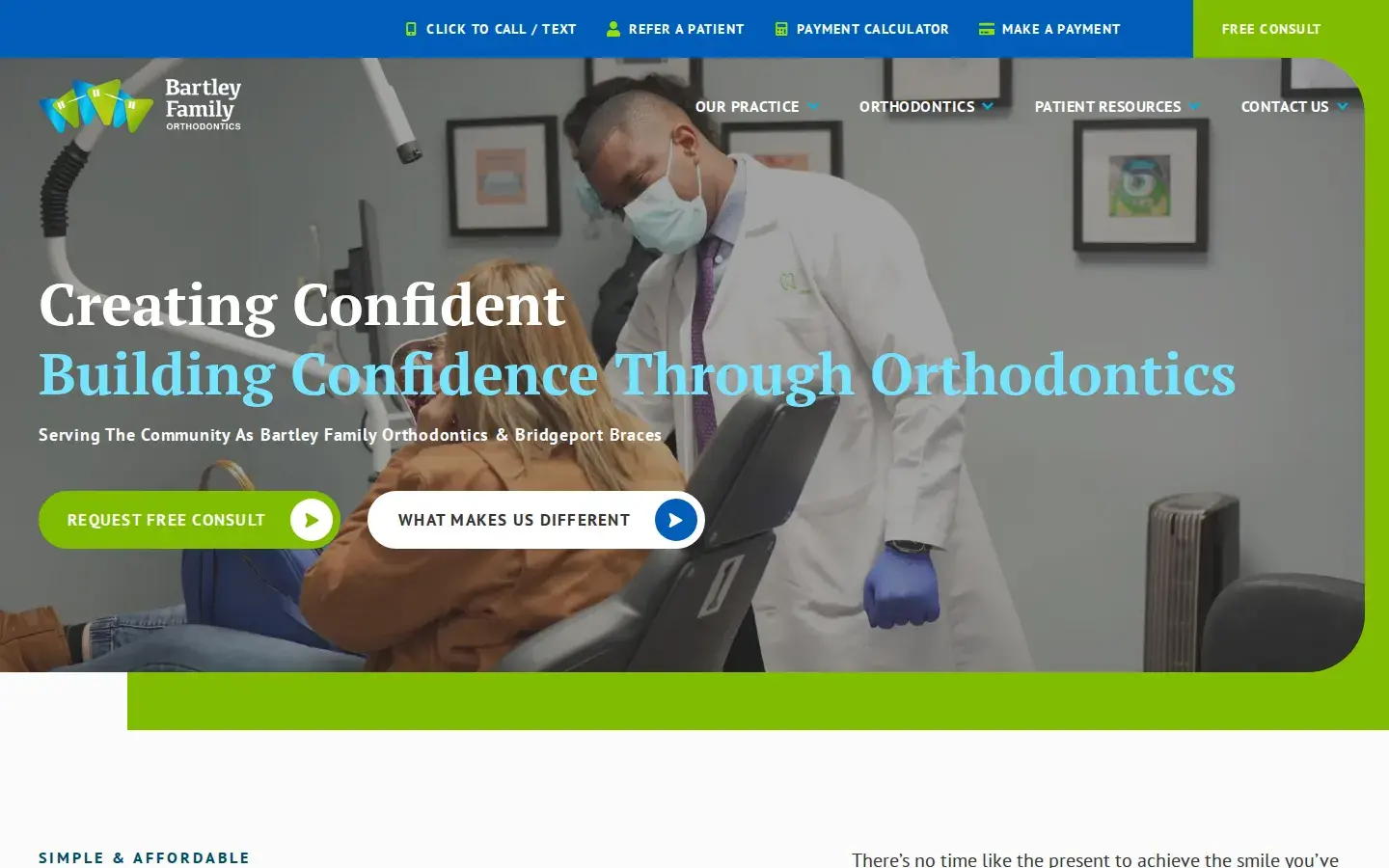 Homepage preview of Bridgeport Braces