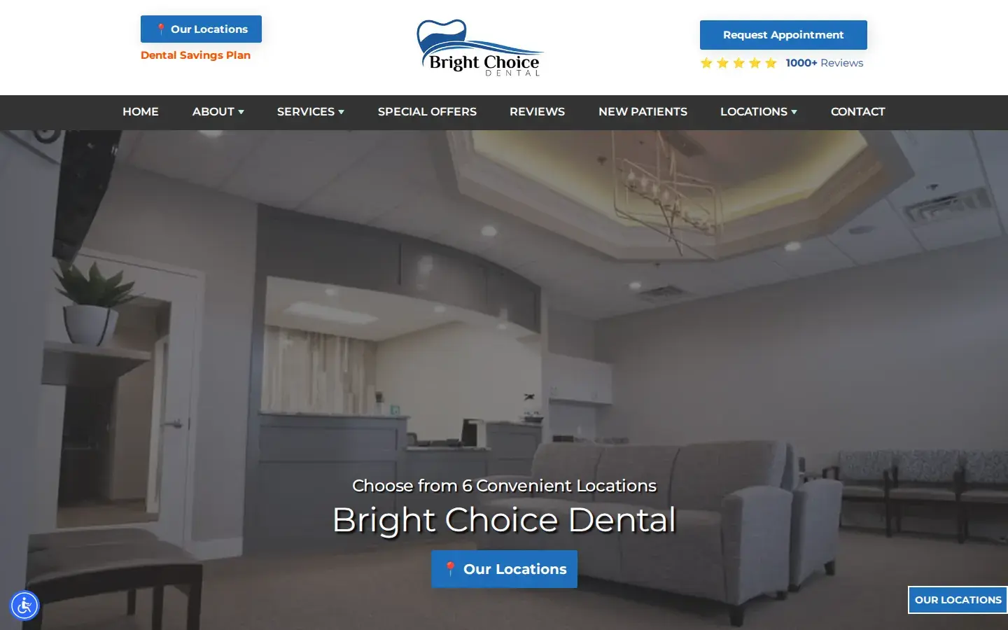 Homepage preview of Bright Choice Dental