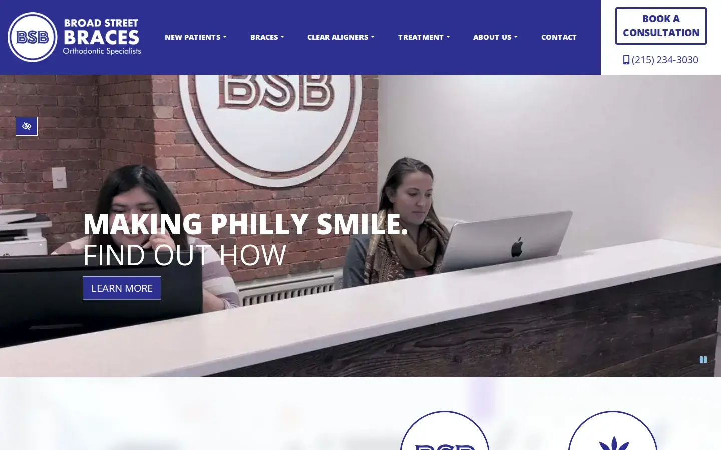 Homepage preview of Broad Street Braces