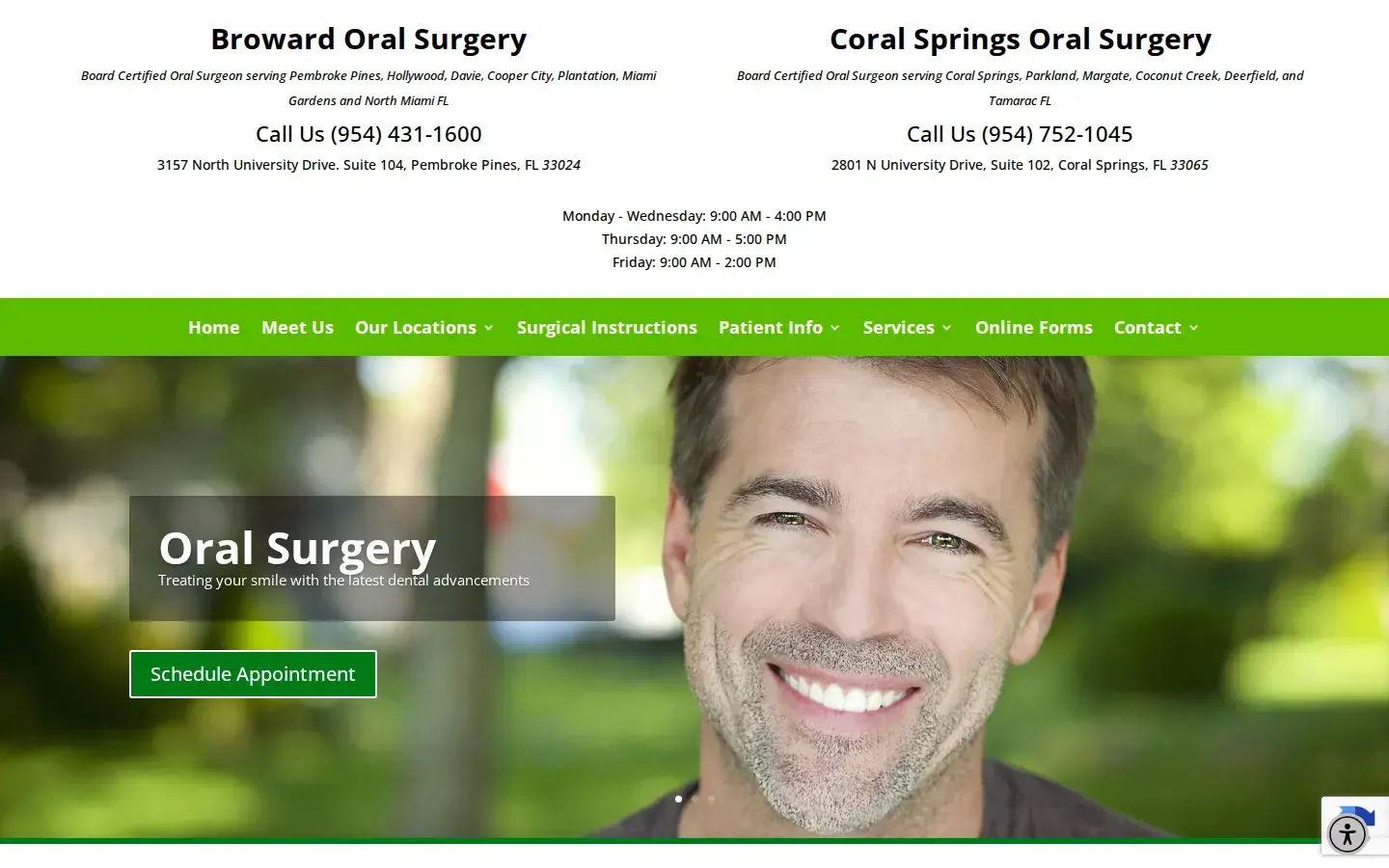 Homepage preview of Broward Oral Surgery Associates