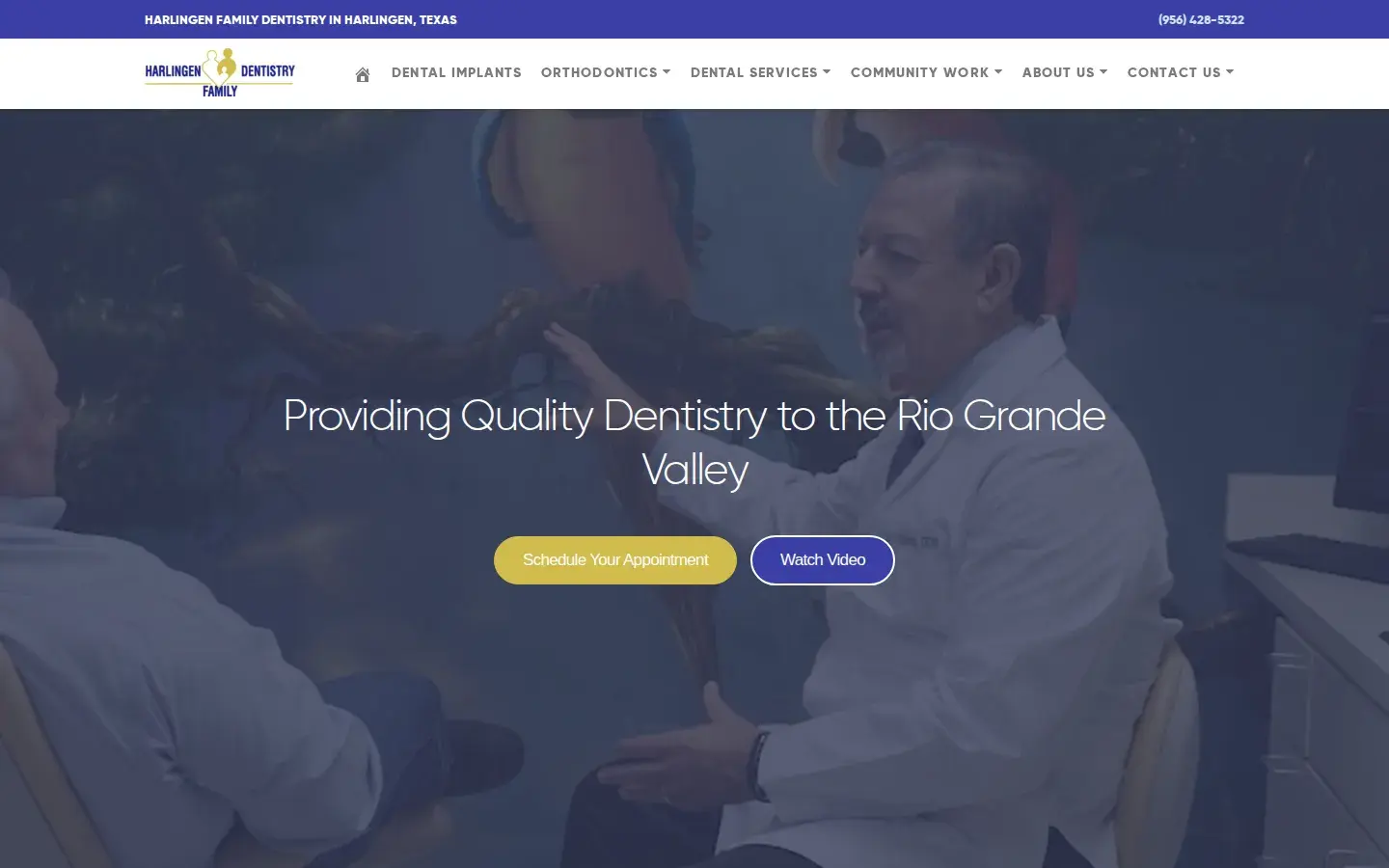 Homepage preview of Brownsville Family Dentistry
